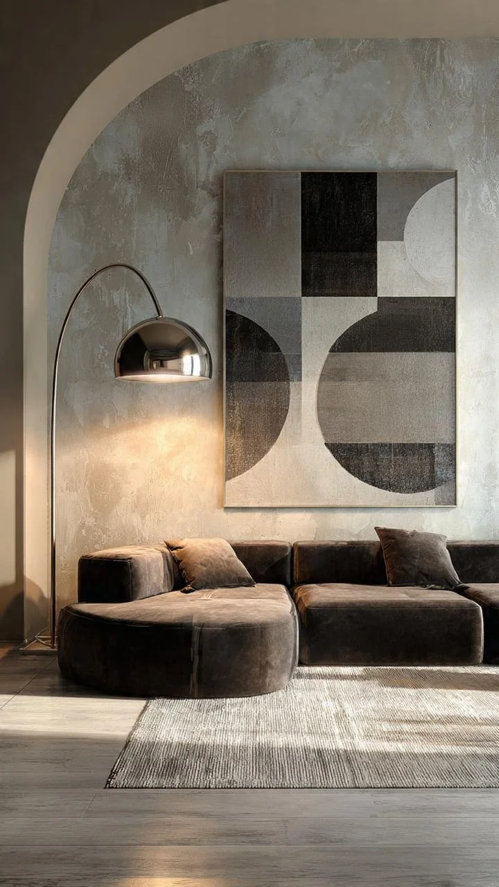 Curved Sofas and Abstract Art: The Modern Luxury Living Room Trend Transforming Contemporary Interiors