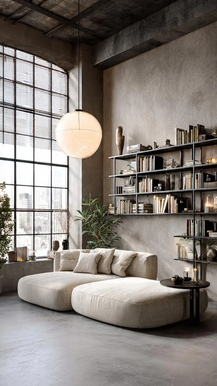 22 Industrial Concrete Living Room Ideas That Redefine Modern Luxury