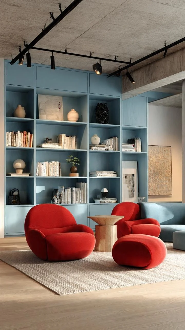 Modern Playful Living Room Ideas: The Color Trend Designers Are Using to Transform Neutral Interiors