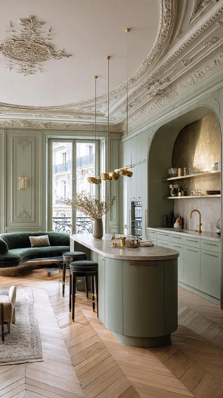 25 The Hidden Secret of Green-Led Interiors: Color Becomes Architecture
