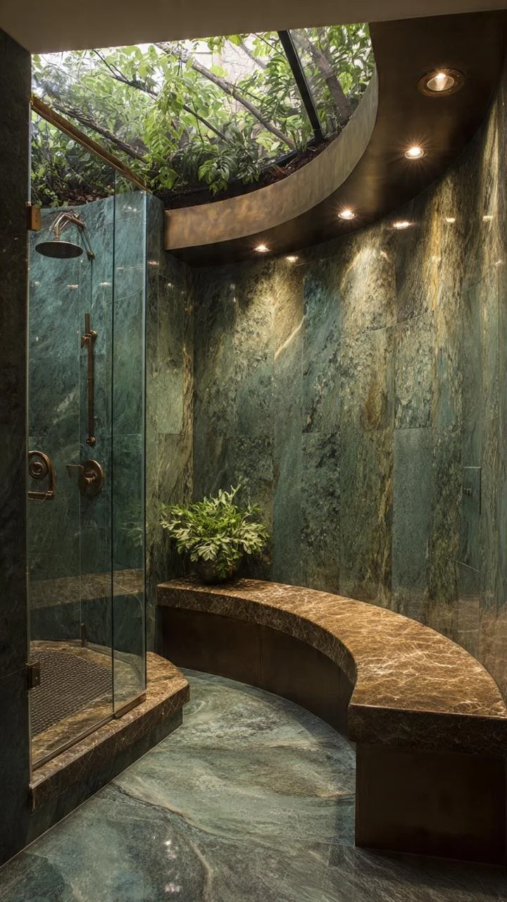 Invisible Boundaries: Spatial Continuity with Green Alpi Marble