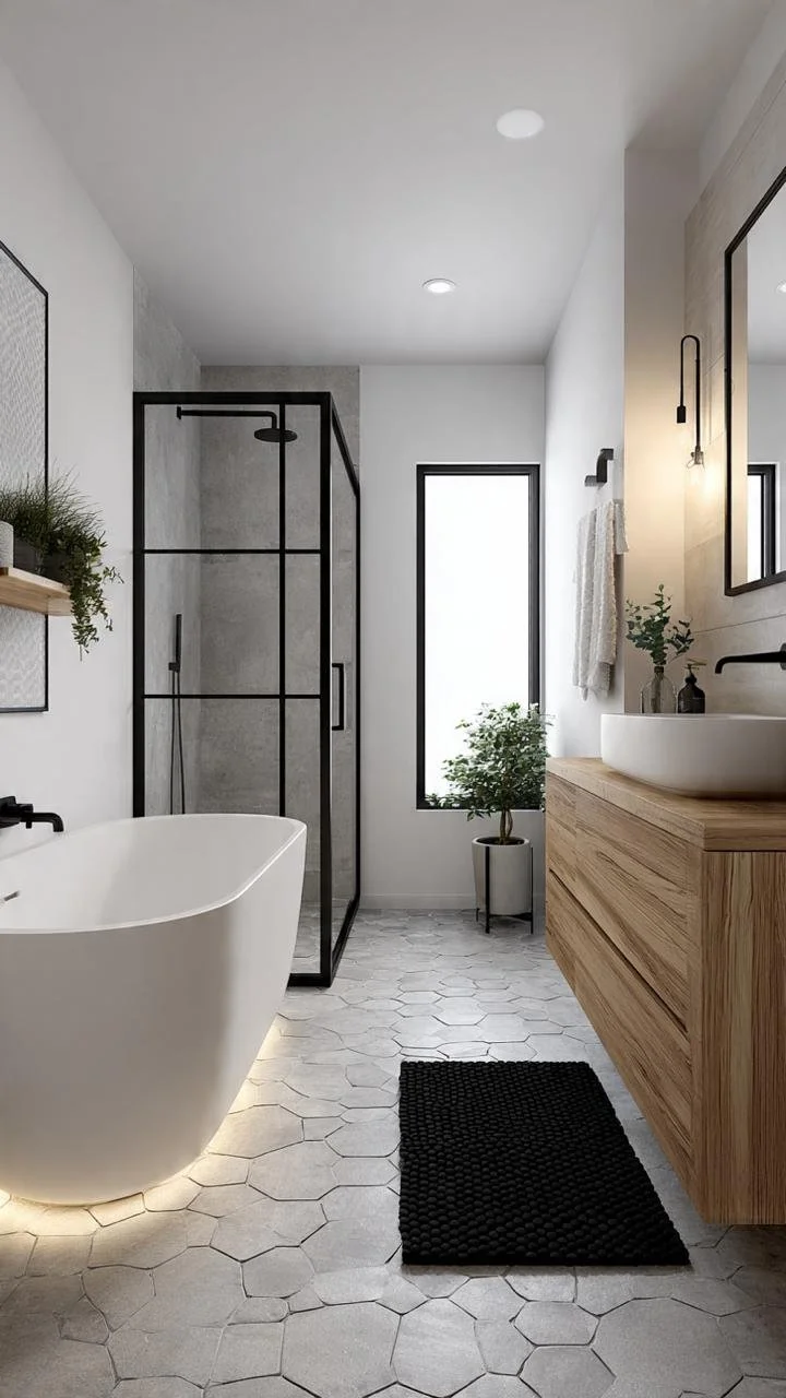 20 Modern Industrial Style Bathrooms