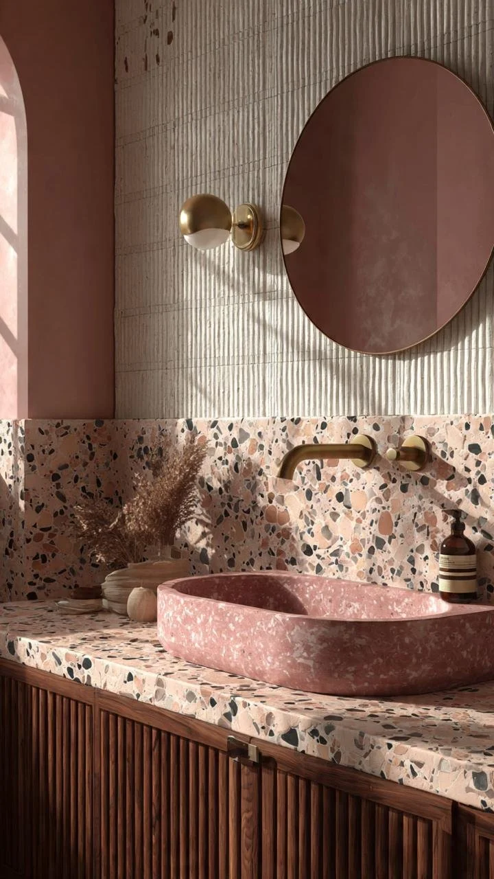 15 Pink Terrazzo Bathroom Ideas That Are Trending in 2026