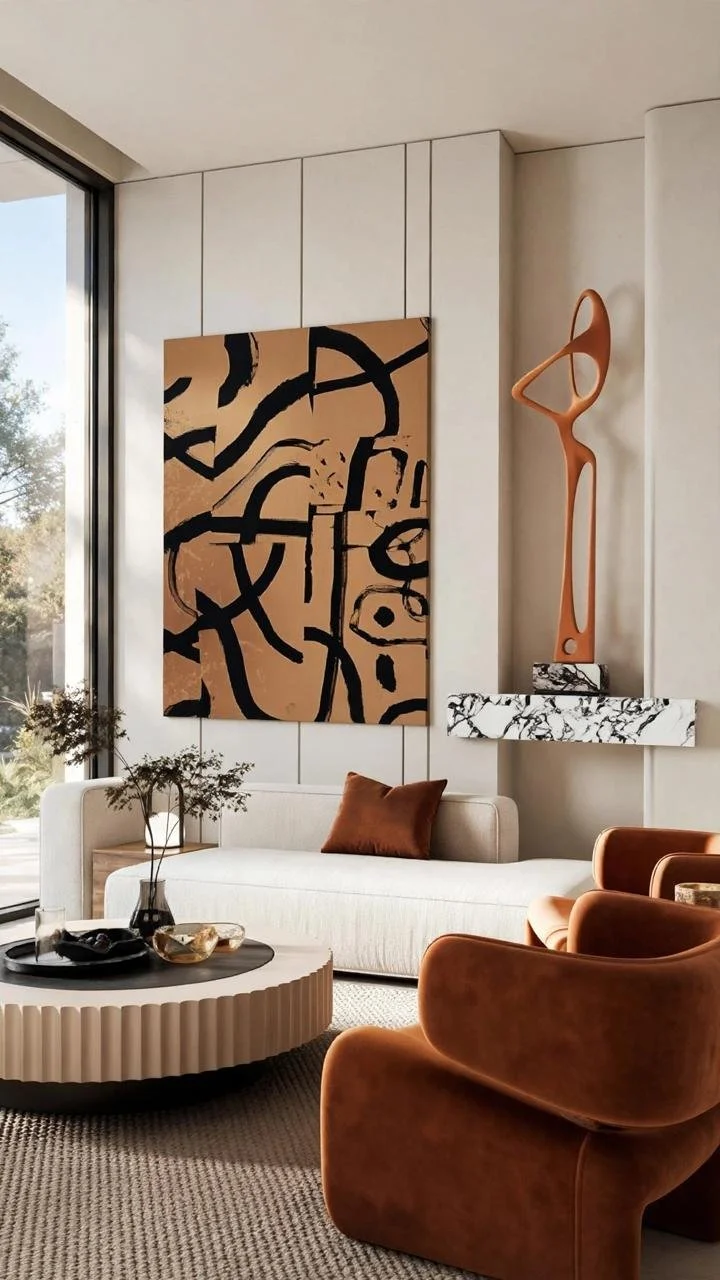 The Color Rule Parisian Decorators Break on Purpose: Why Cobalt Blue Marble and Cherry-Red Chairs Look Right Inside a Room Full of Antique Moldings