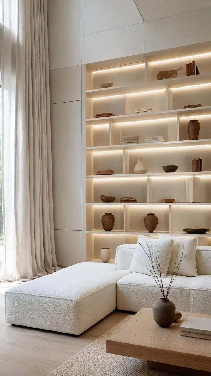 Backlit and Barely There: The Quiet Trick Behind This Room's Warm Glow