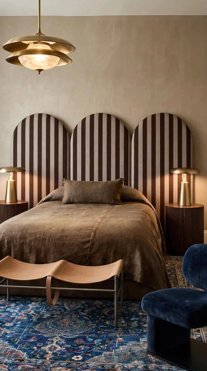 Why This Headboard Looks Like a Piece of Architecture Instead of Furniture