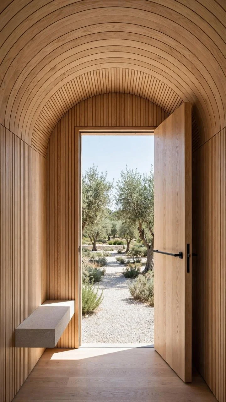 The Wooden Tunnel Effect: Why Architects Are Obsessed With This One Hallway Trick