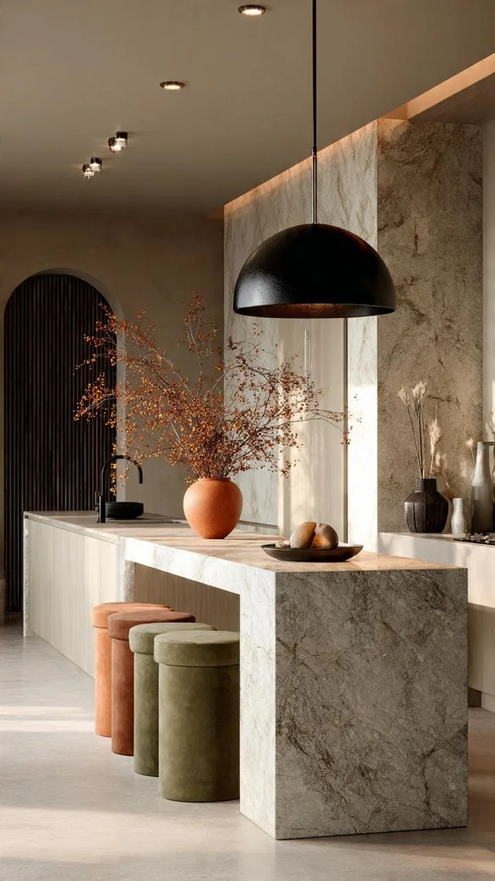 This final image showcases the seamless integration of luxury materials, contemporary architecture, and elegant styling.