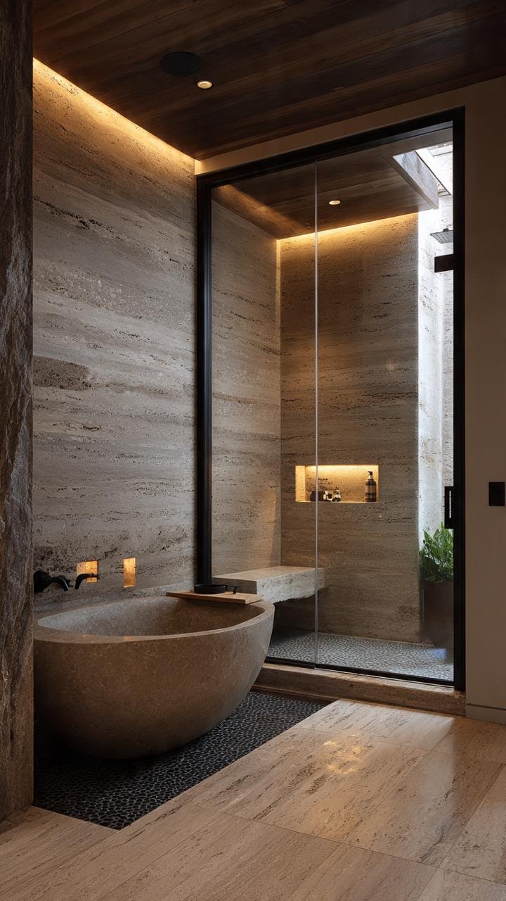 Roman Travertine Bathrooms: The Rebirth of Timeless Luxury and Organic ...