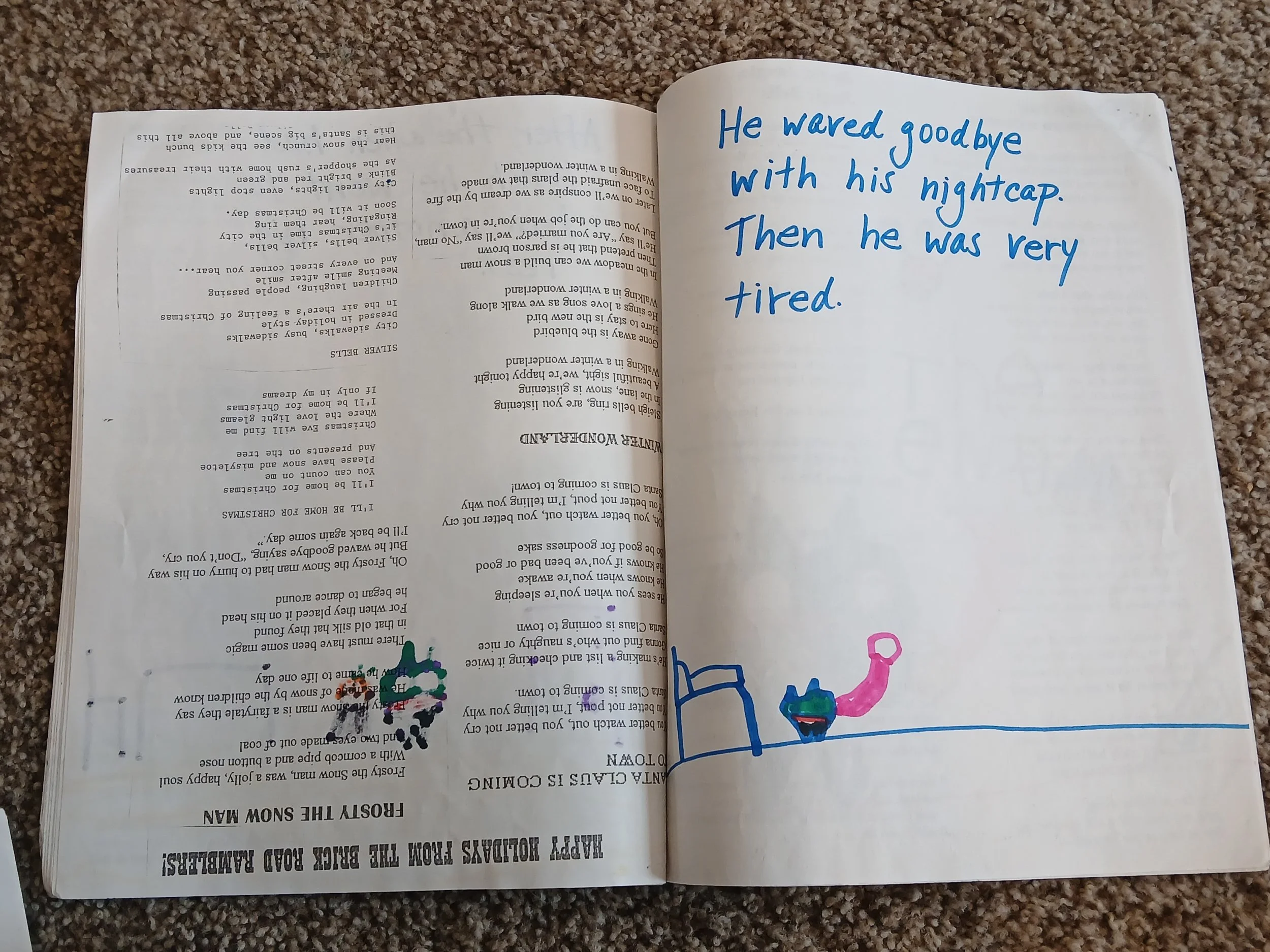 Awww...breaking the fourth wall