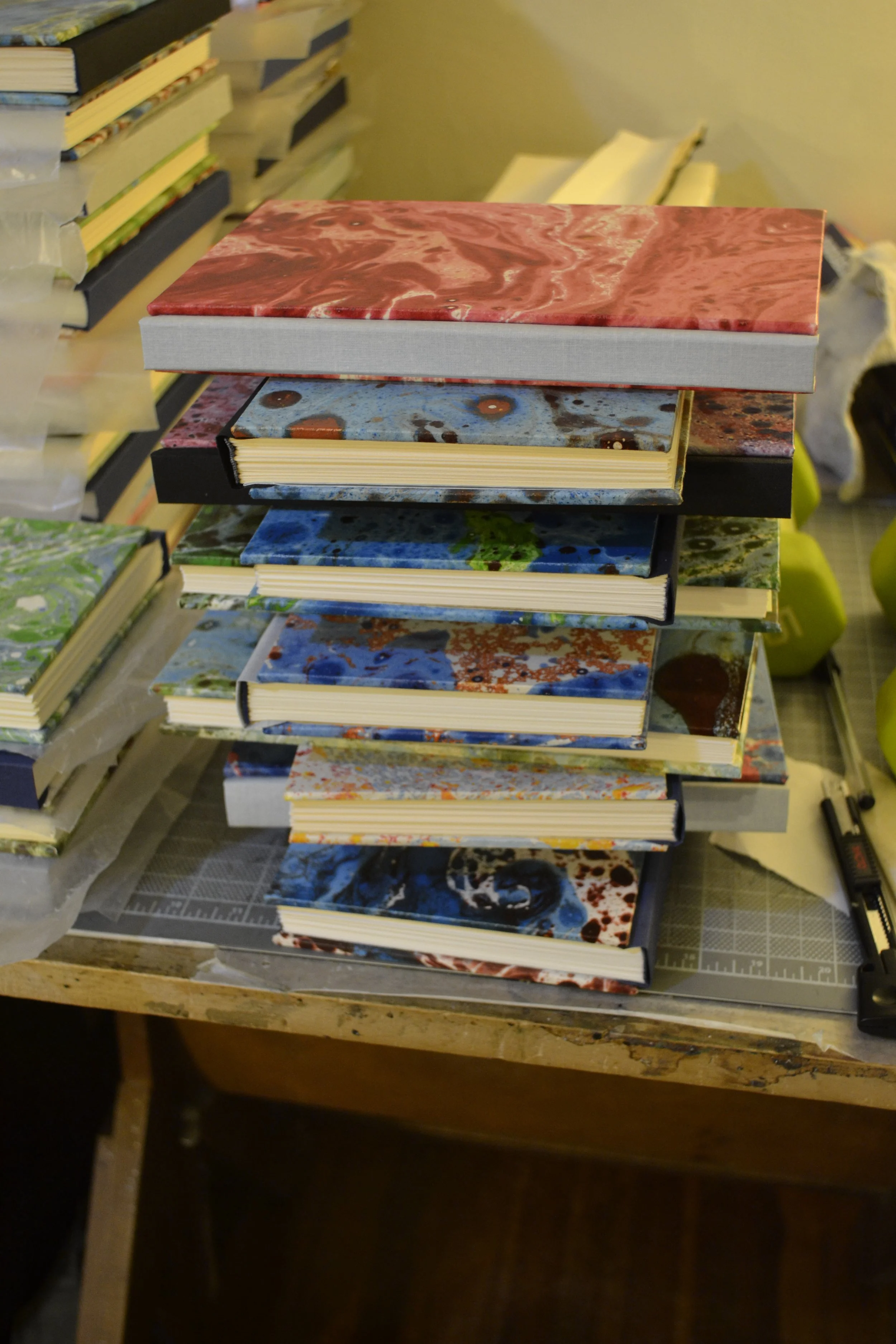 A stack of fresh journals 