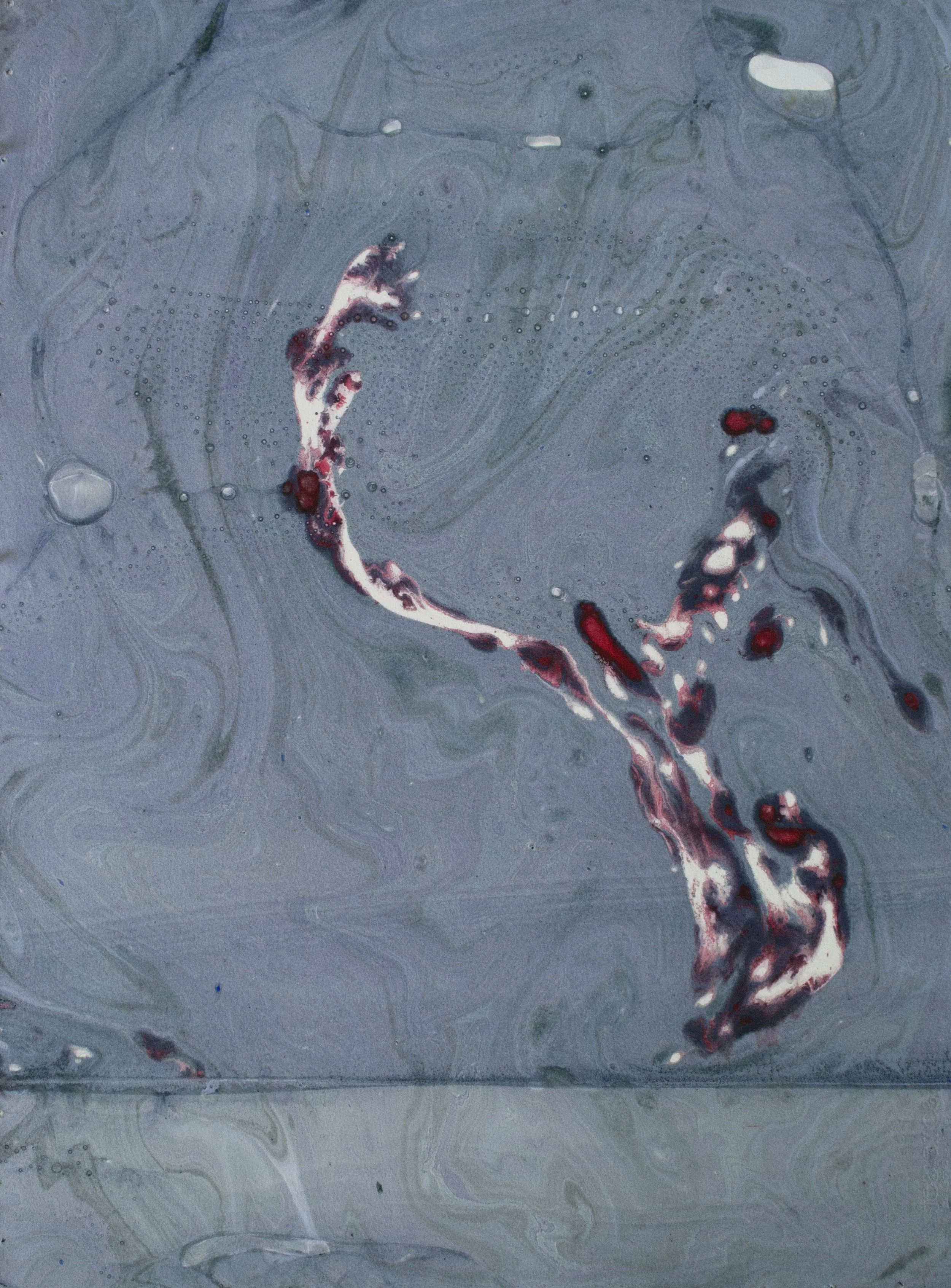 Suddenly bubbles seemed bursting beneath my closed eyes; like vices my hands grasped the shrouds; some invisible, gracious agency preserved me; with a shock I came back to life. And lo! close under our lee, not forty fathoms off, a gigantic Sperm Wha