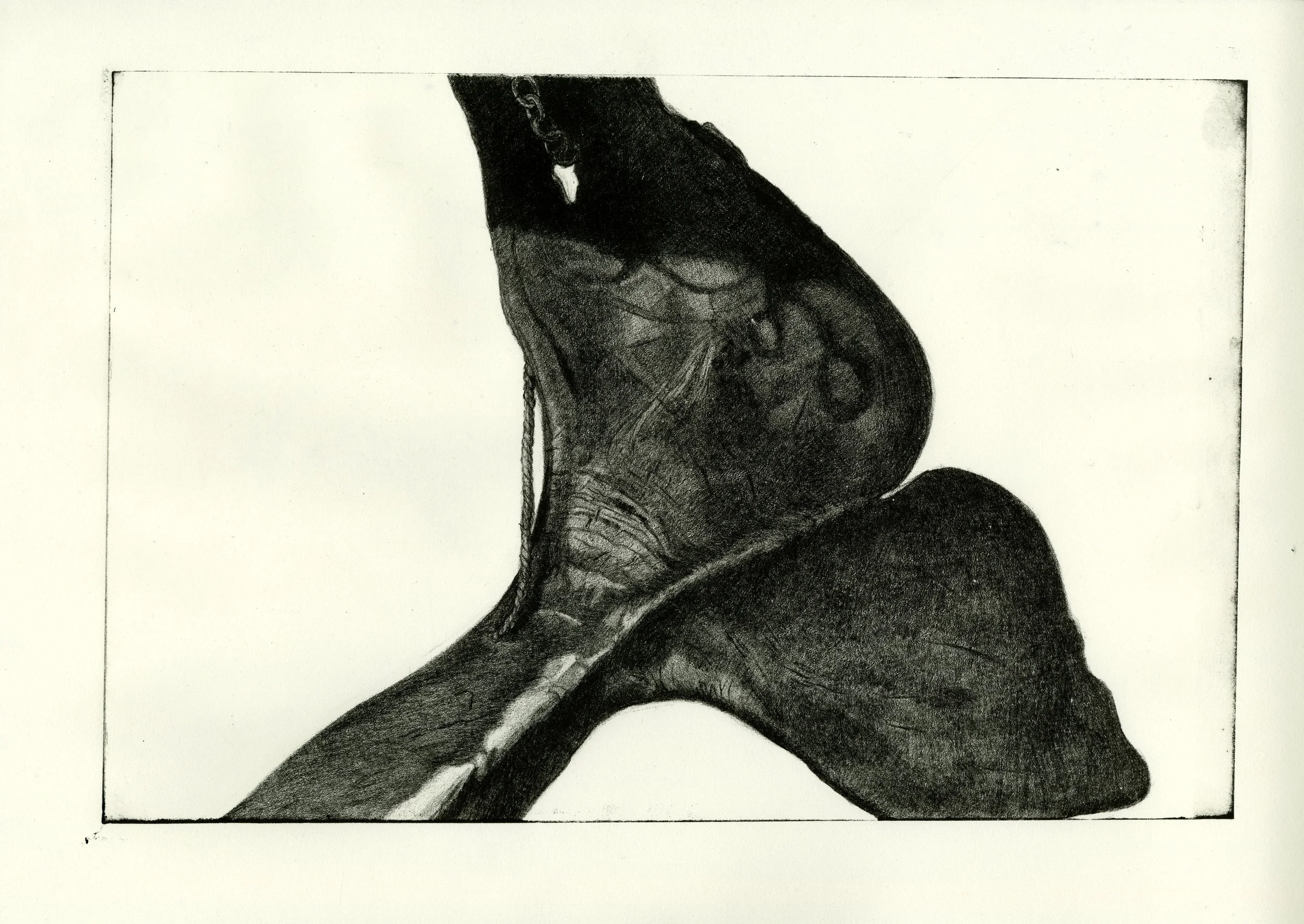 Aluminum plate lithograph