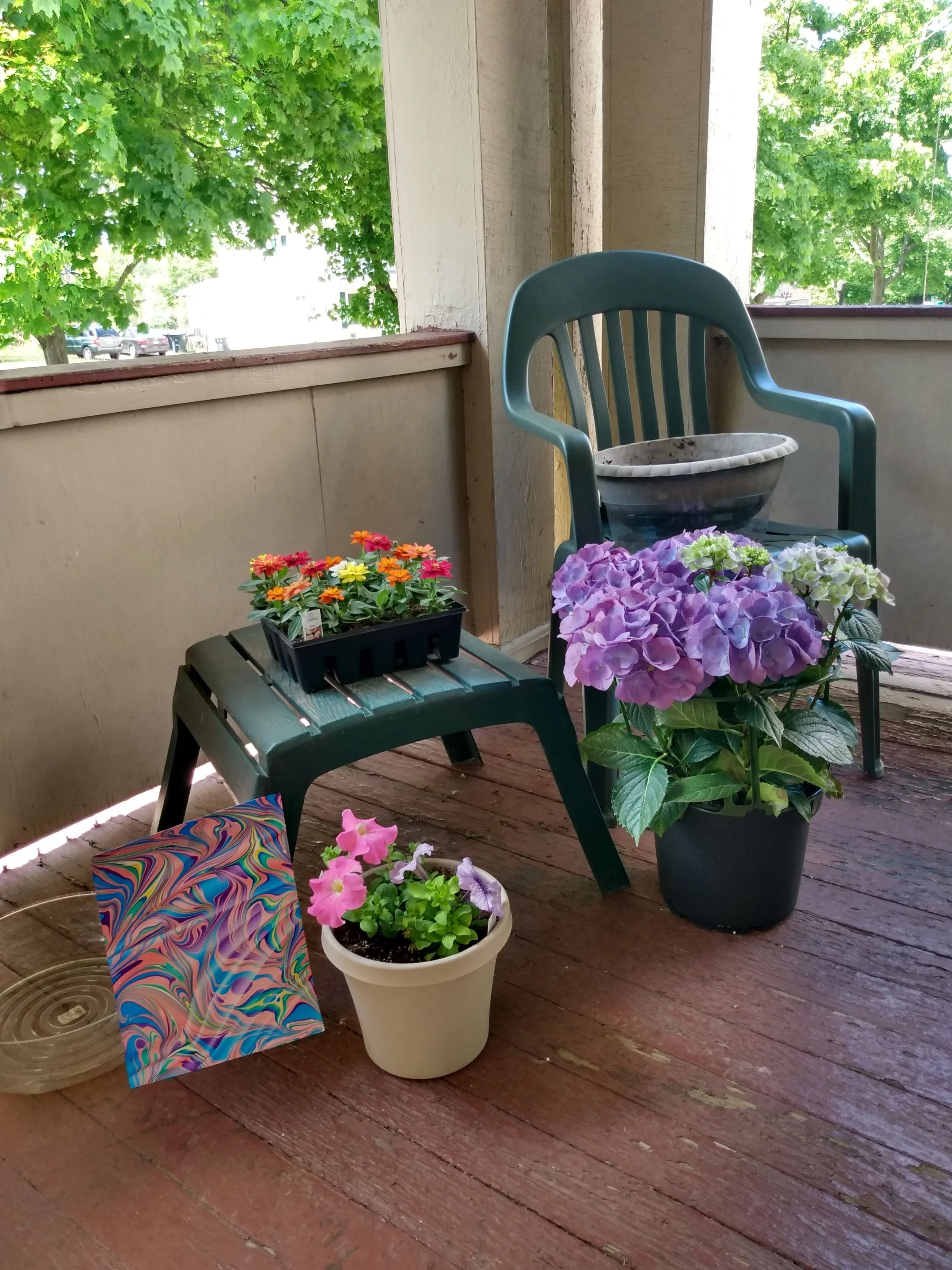 The front porch