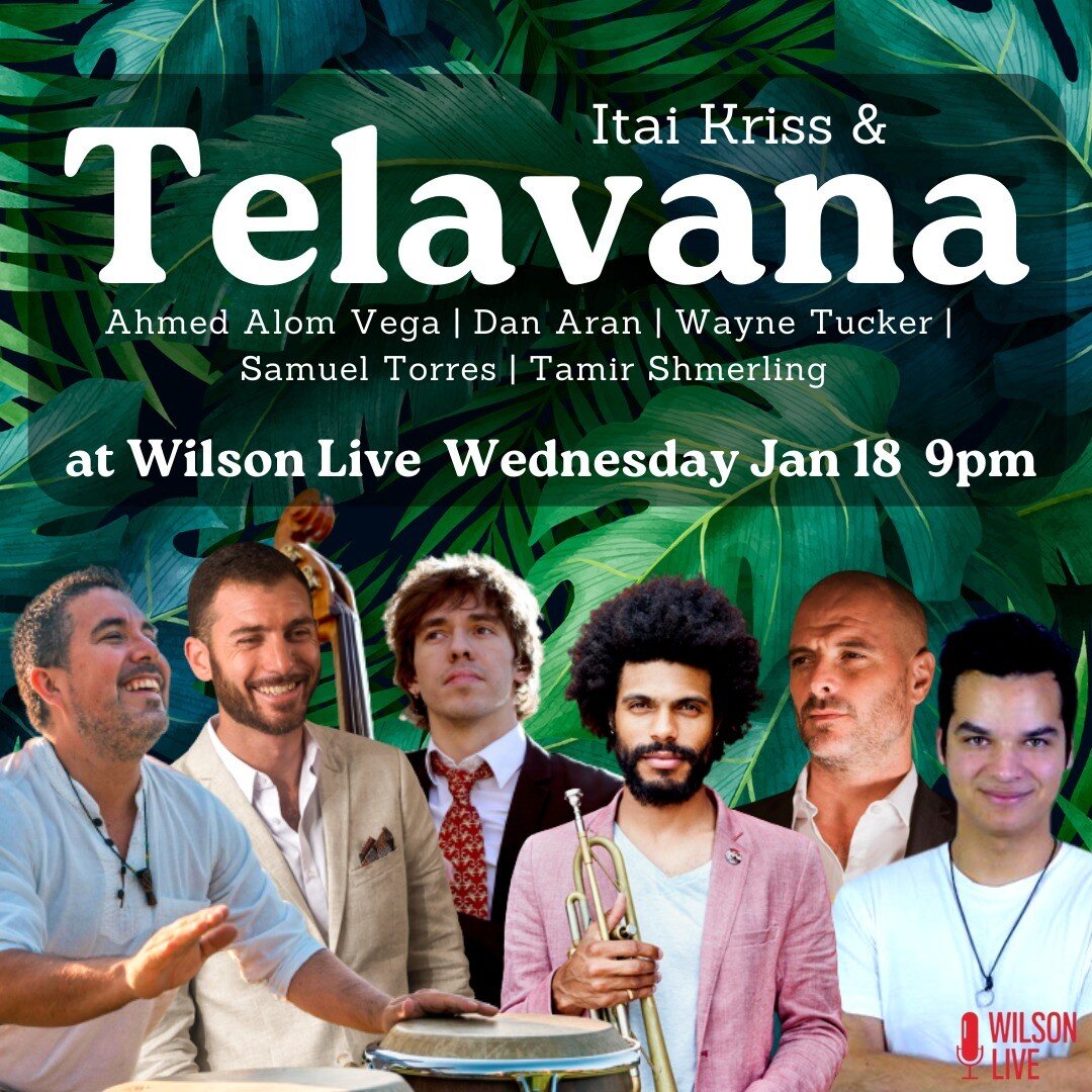 #telavana @wilsonlivebk tomorrow 1/18!
.
What can I say? Busy times here in NYC. We are fresh from recording our 3rd studio album last week, and what better way to celebrate than to play at @wilsonlivebk ? Wilson Live is an incredible studio/venue/mu