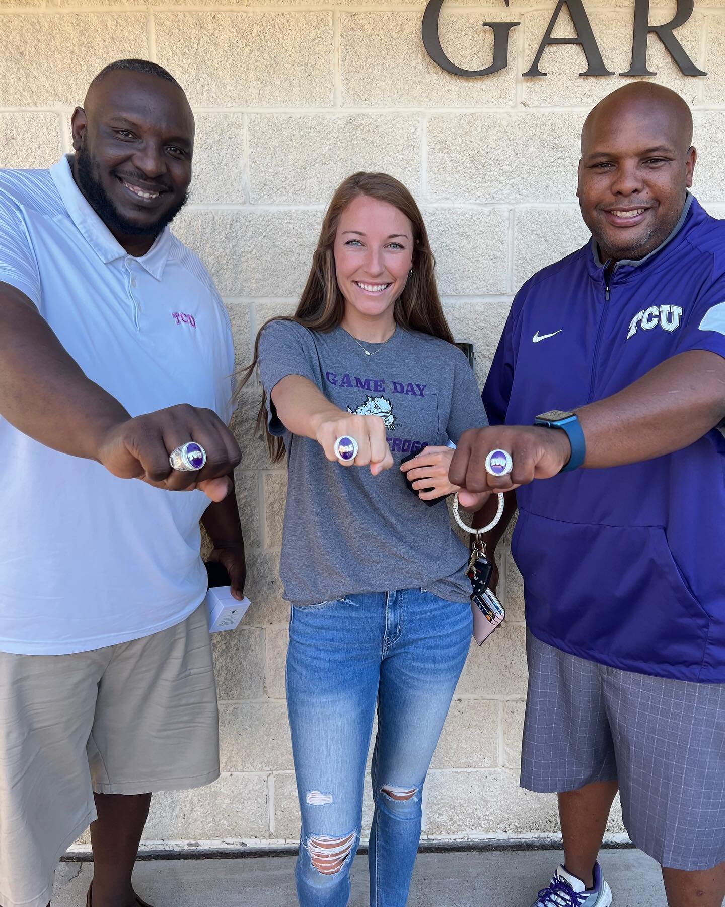 We want to thank Coach @e_2_the_b and @tcuwsoccer for allowing the TCU FCA staff to serve their program! We are humbled that the program would gift the TCU FCA Character Coaches with a championship ring, too! It&rsquo;s an honor to serve and be a par