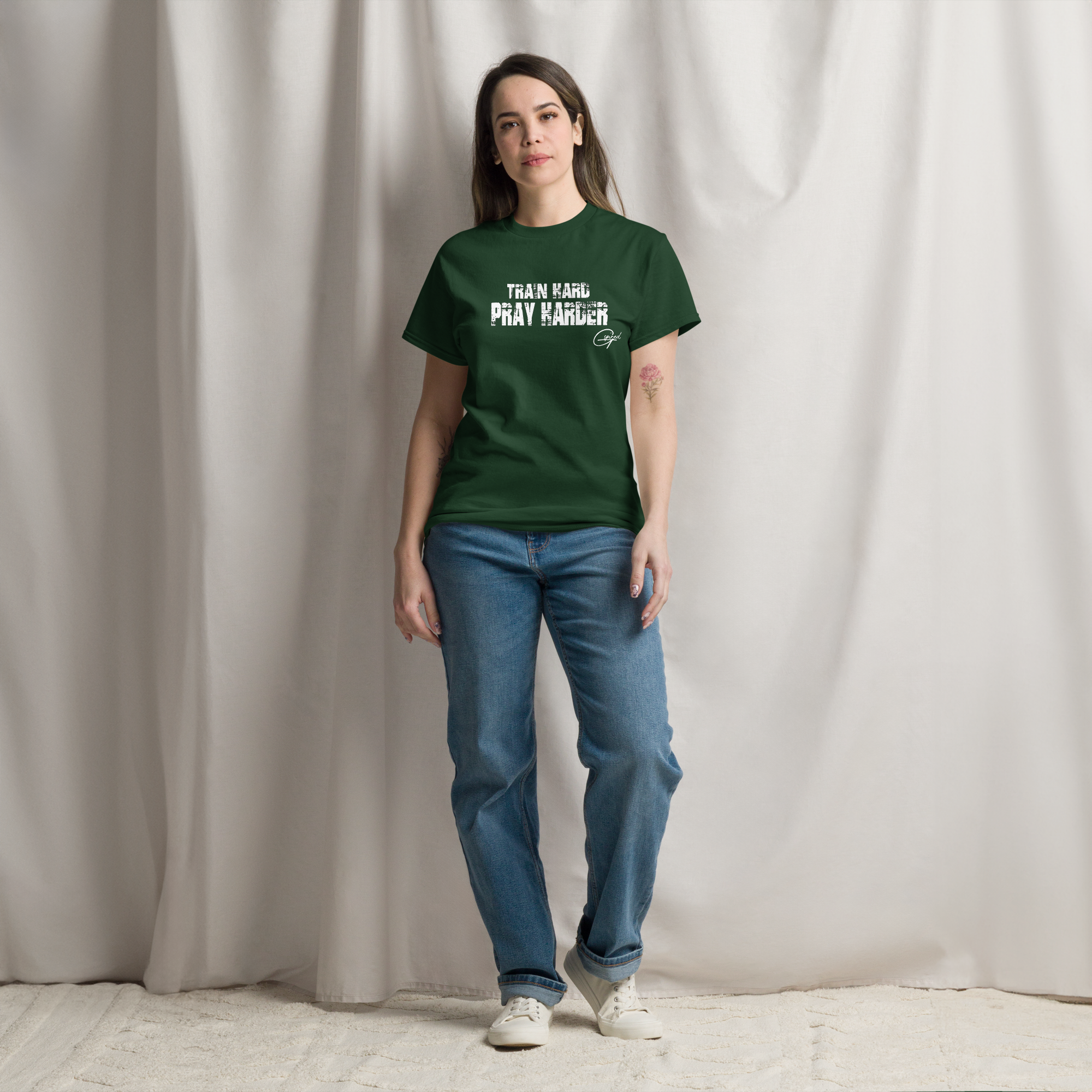 unisex-classic-tee-forest-green-front-67e4aac1bf879.png