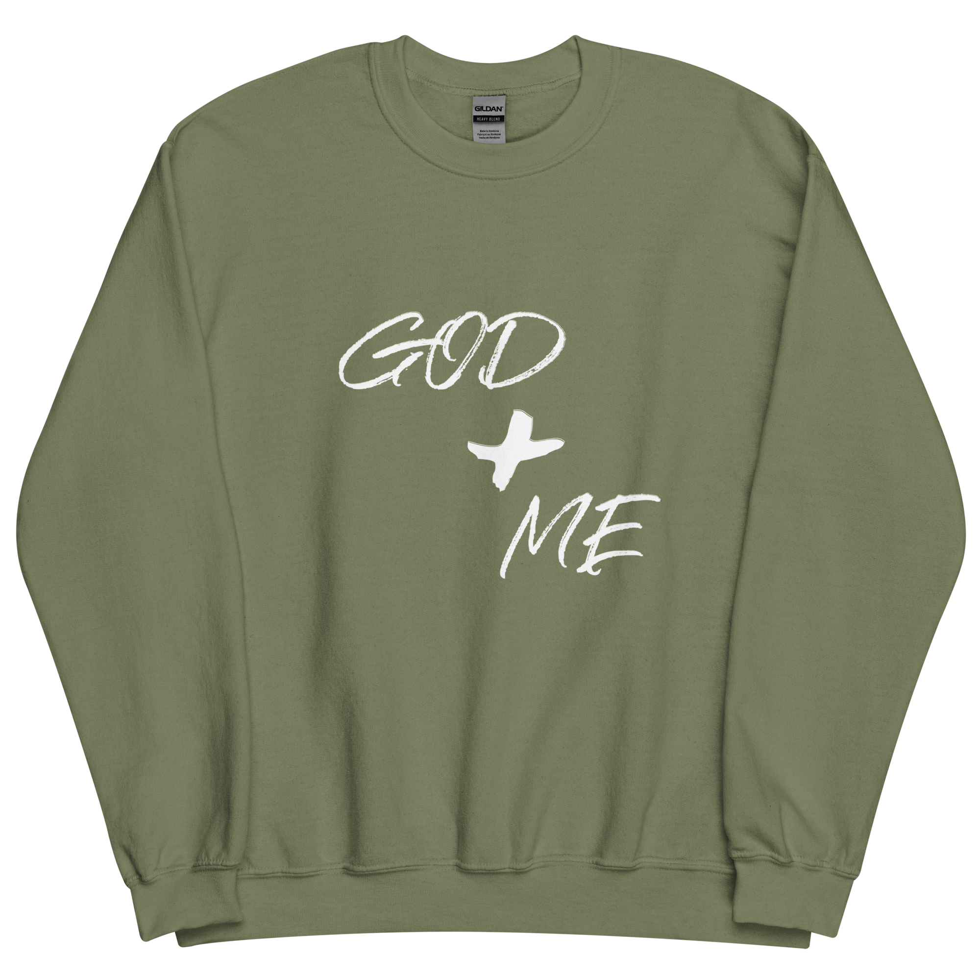 unisex-crew-neck-sweatshirt-military-green-front-6a0283e61450d.png
