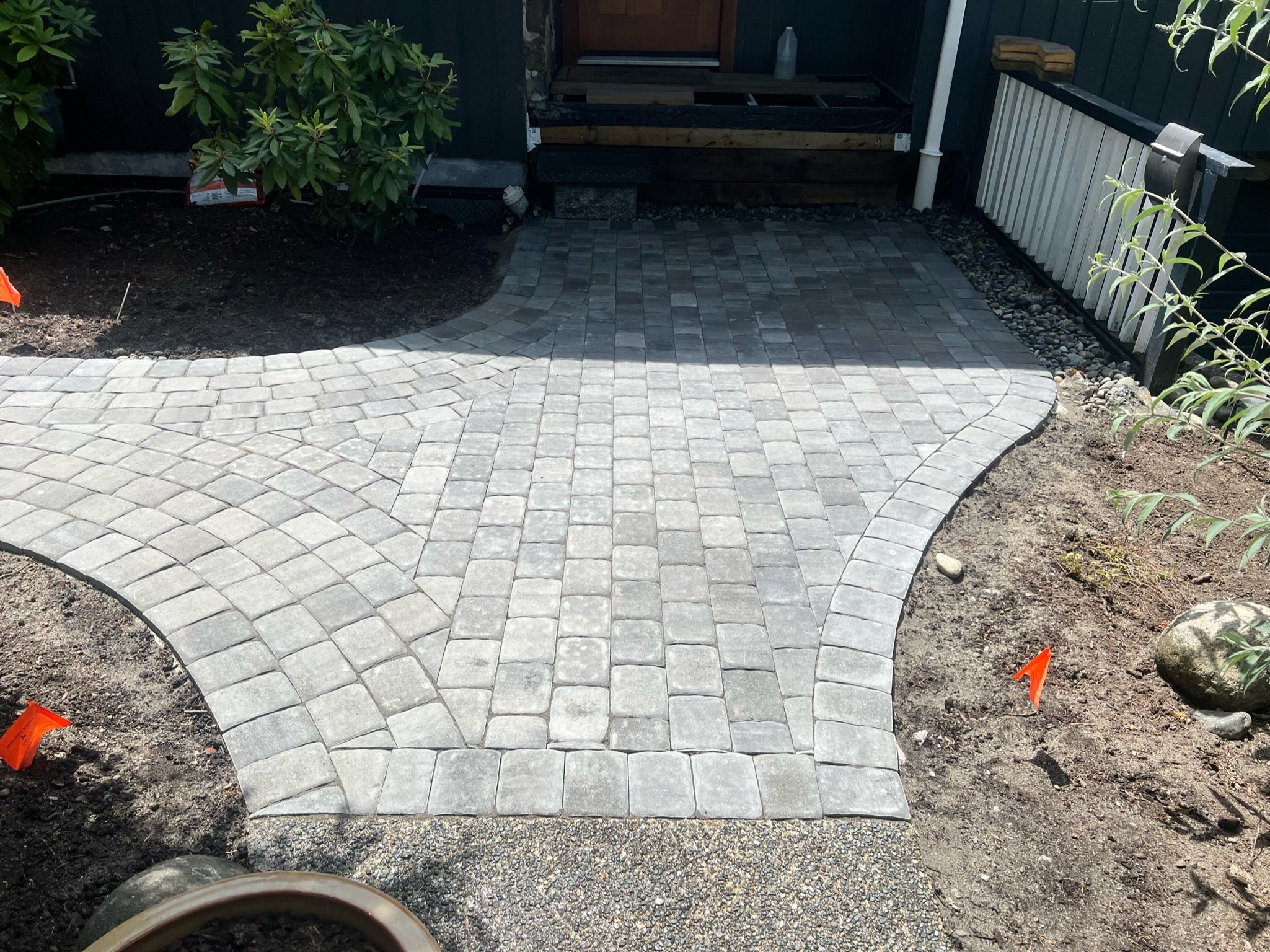 entrance way with Villa stone