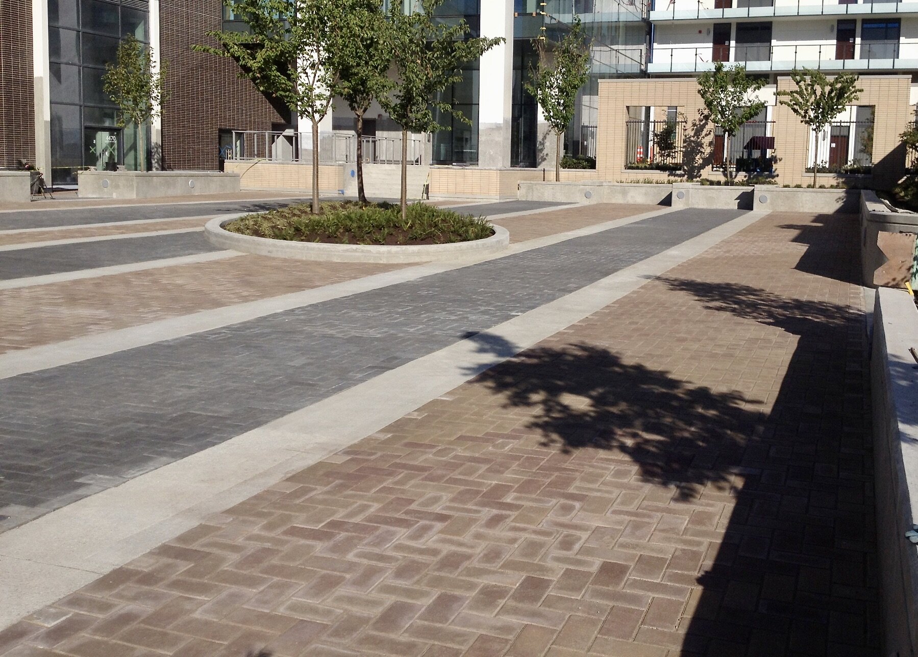 parking with Aqua pavers