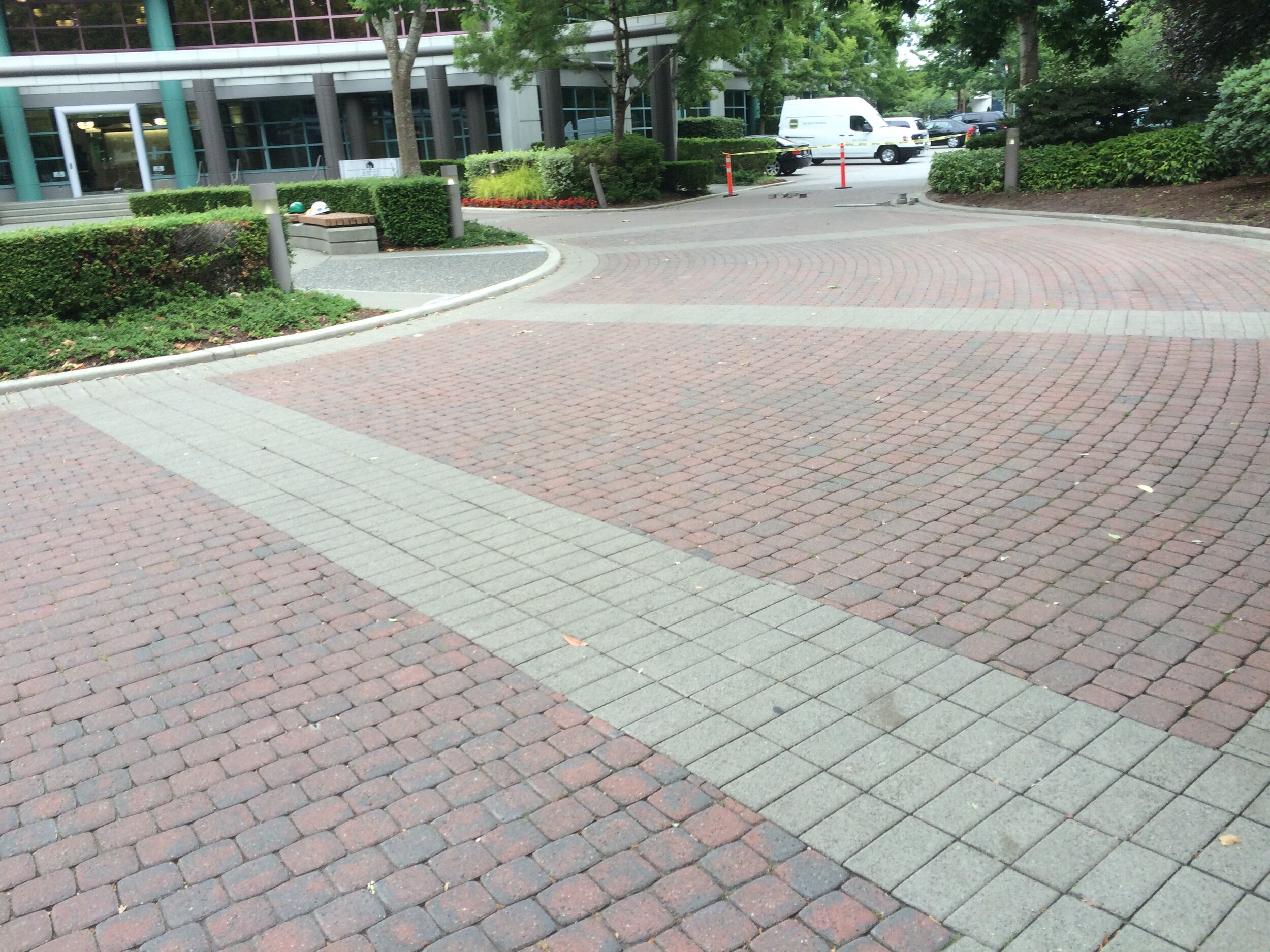 driveway with Legend bricks