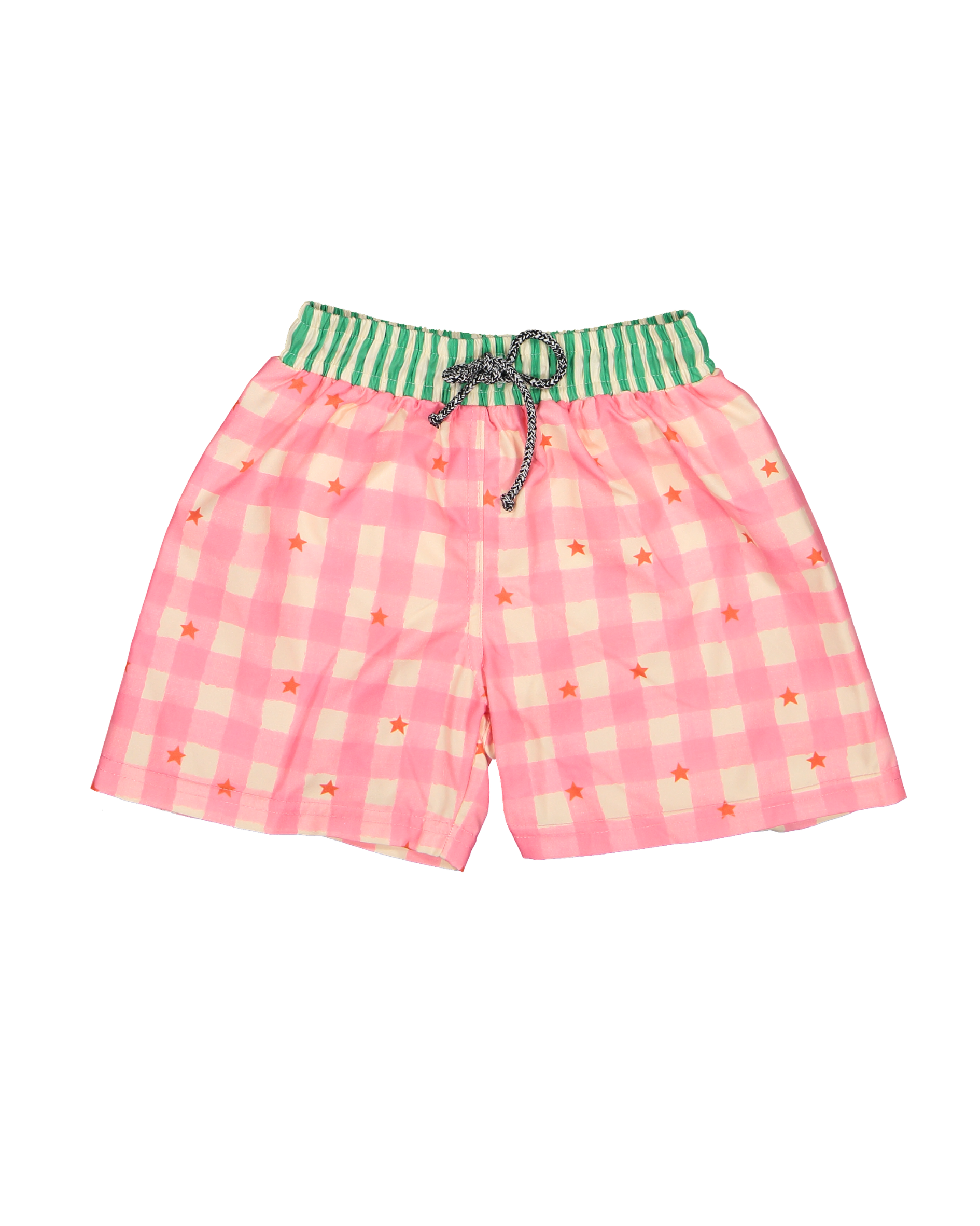 GIG-B-V1-Gingham stars classic swim shorts-a.png