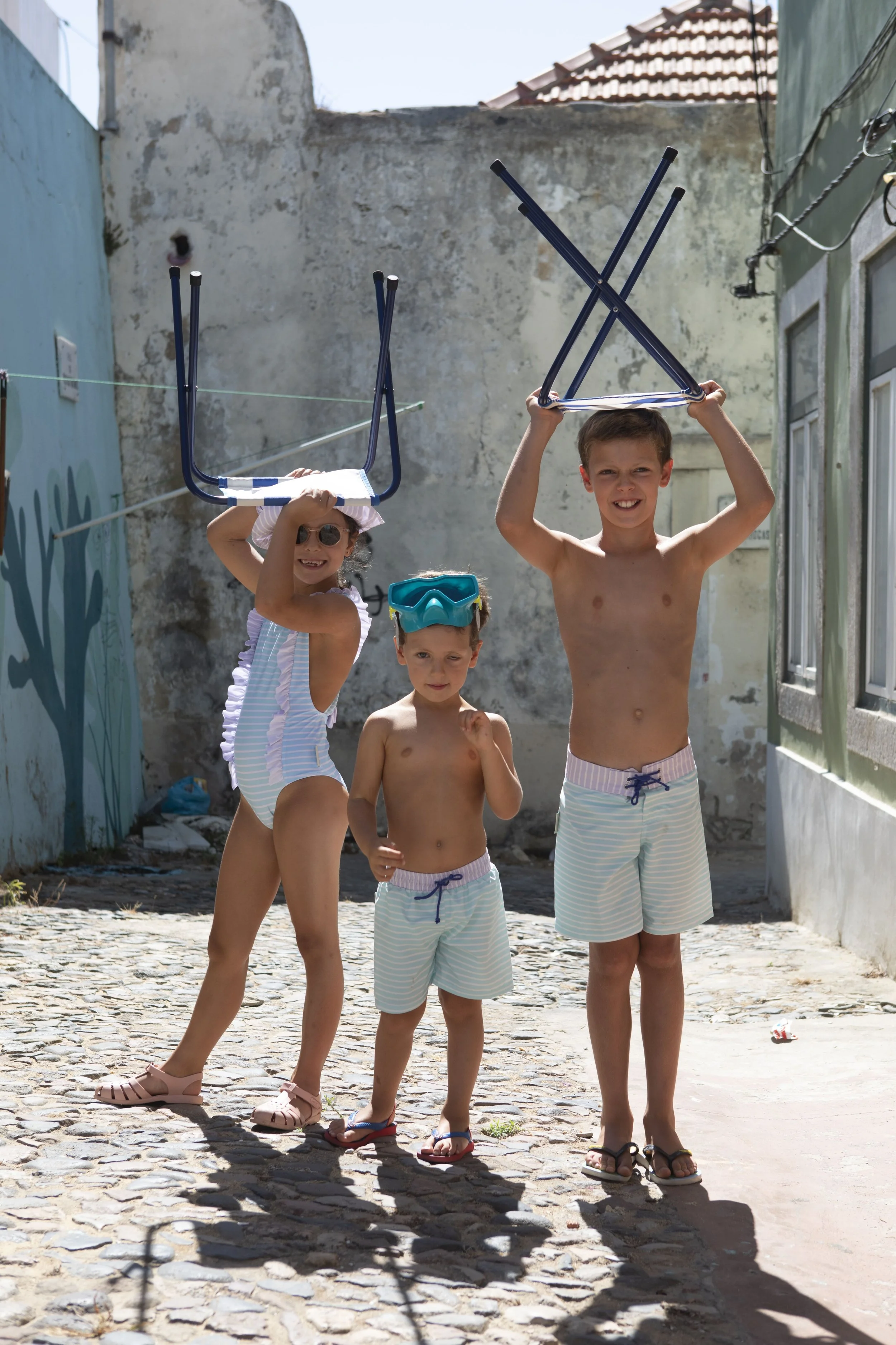 PSP-B-V2-Pastel stripes surfer swim shorts-f.jpg