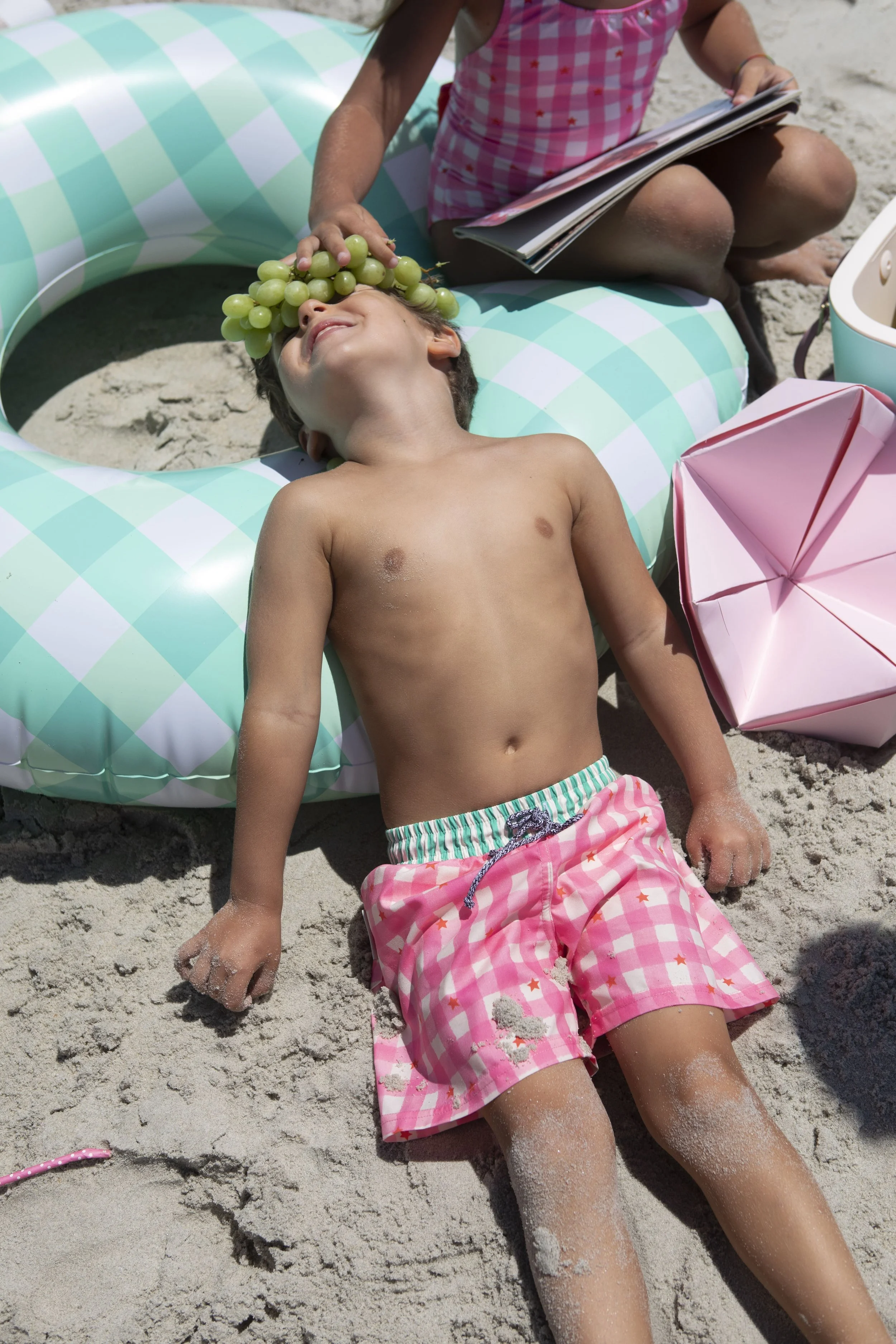 GIG-B-V1-Gingham stars classic swim shorts-d.jpg