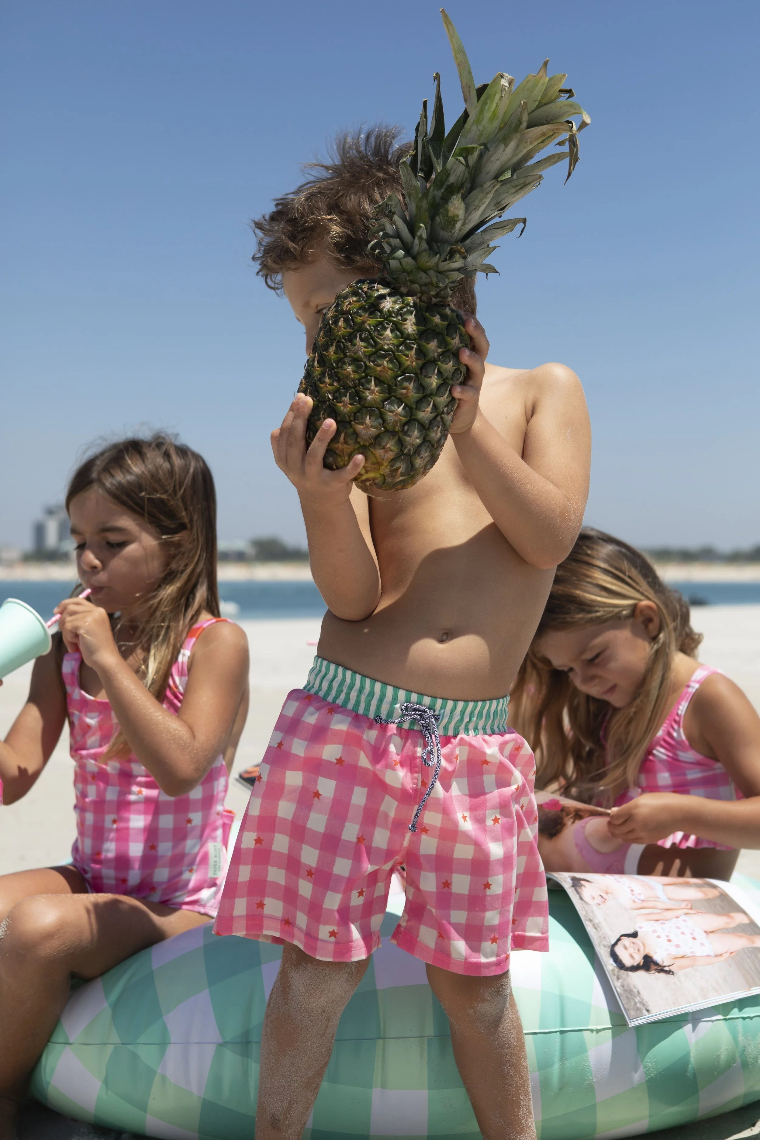 GIG-B-V1-Gingham stars classic swim shorts-c.jpg