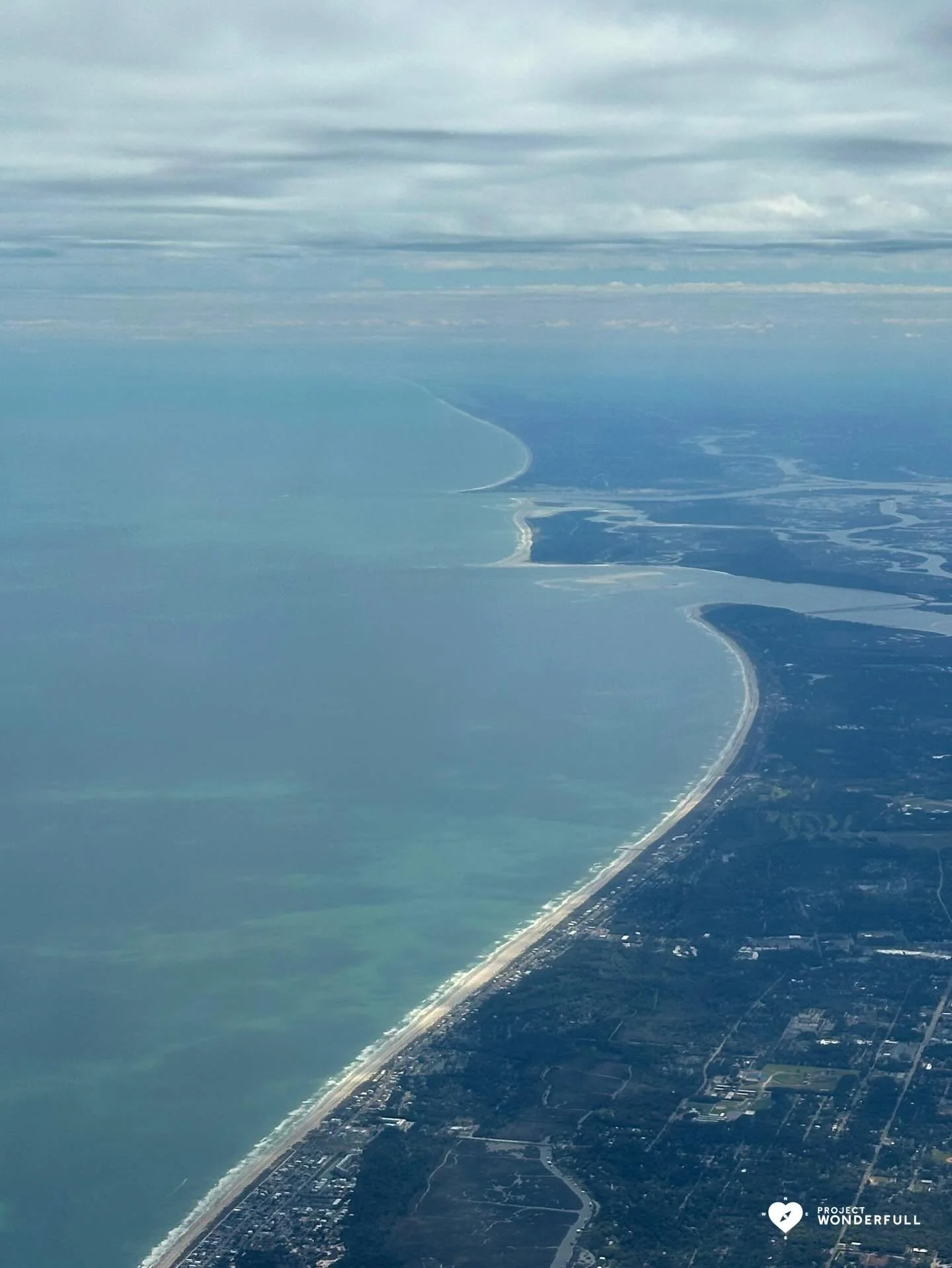 Going back for more! Ocean views to come&hellip;. Enjoy this view for now. 

#beautyheals 
 
Today&rsquo;s WonderFULL: Florida Coast Beauty

(Somewhere above Florida) 

Have a wonderFULL Sunday! 

Sarah Grace 🩵🩵 

P.S. Share this beauty with someon