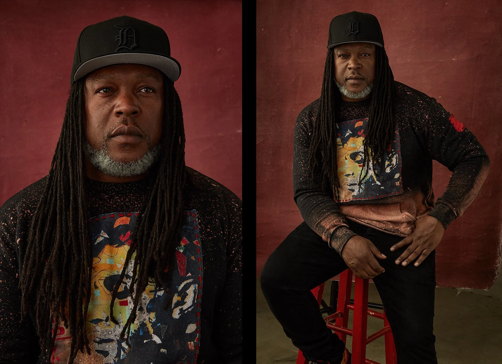Portrait of a client looking relaxed and natural, photographed by Aaron Jay Young Studio in Los Angeles.