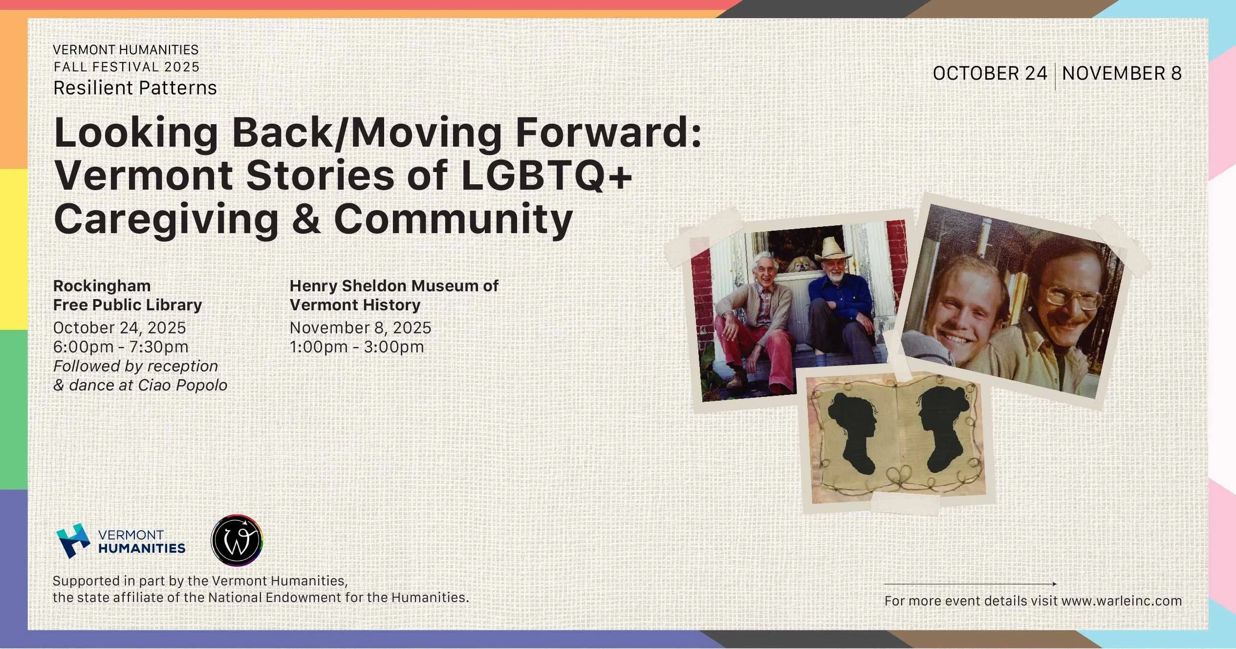 Looking Back/ Moving Forward: Vermont Stories of LGBTQ+ Caregiving &amp; Community