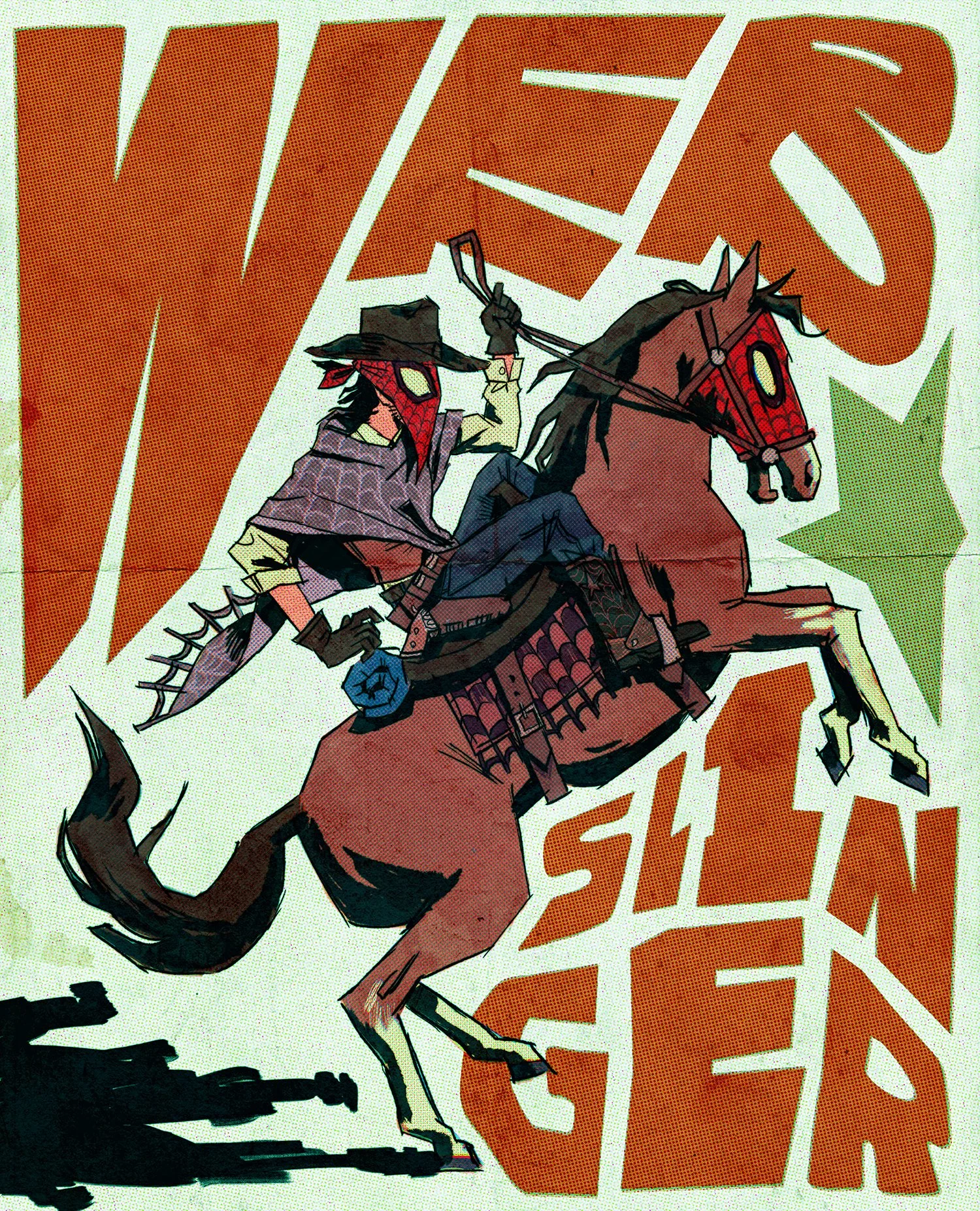 "Web Slinger Poster" 2023, digital