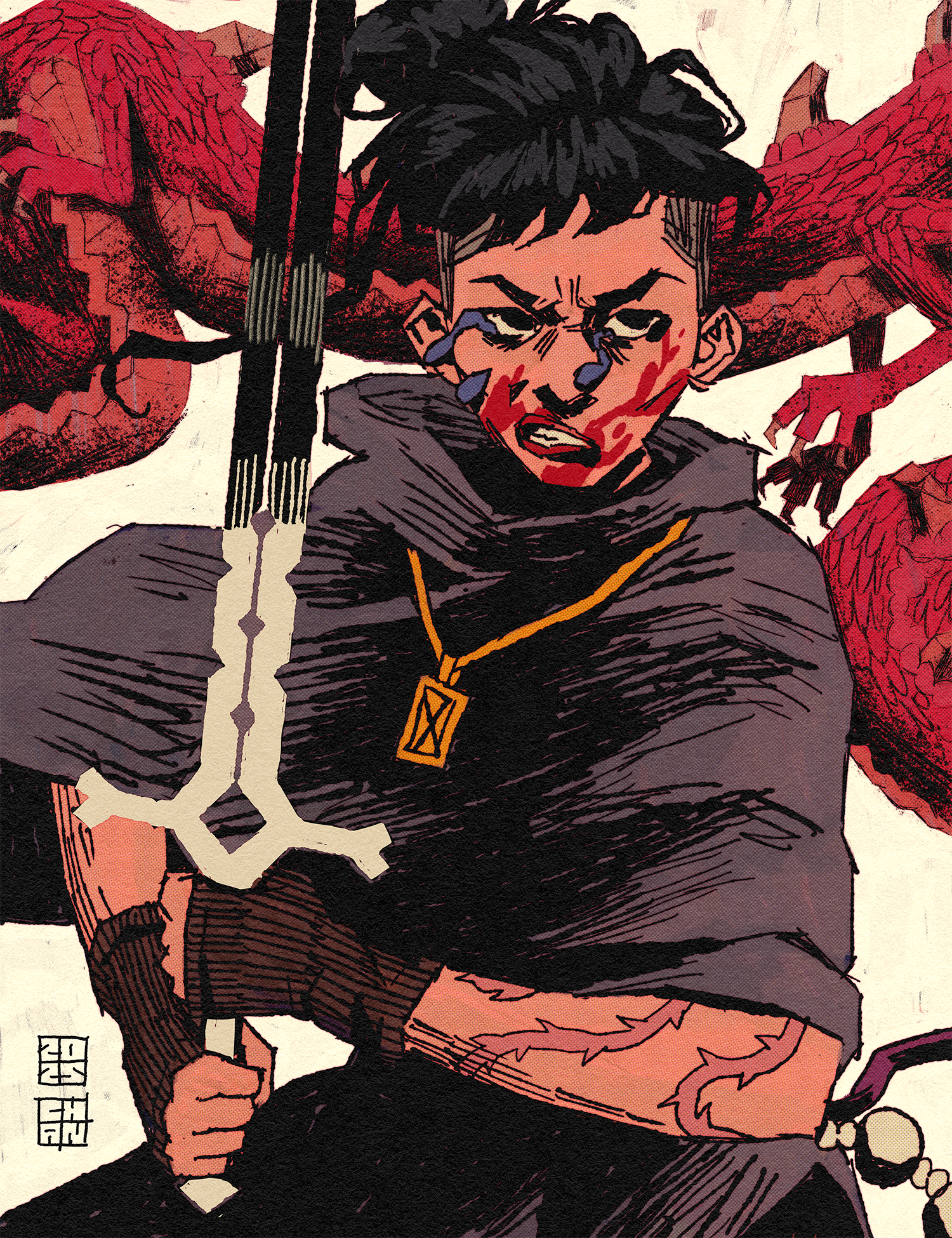 "Girl", 2025, digital