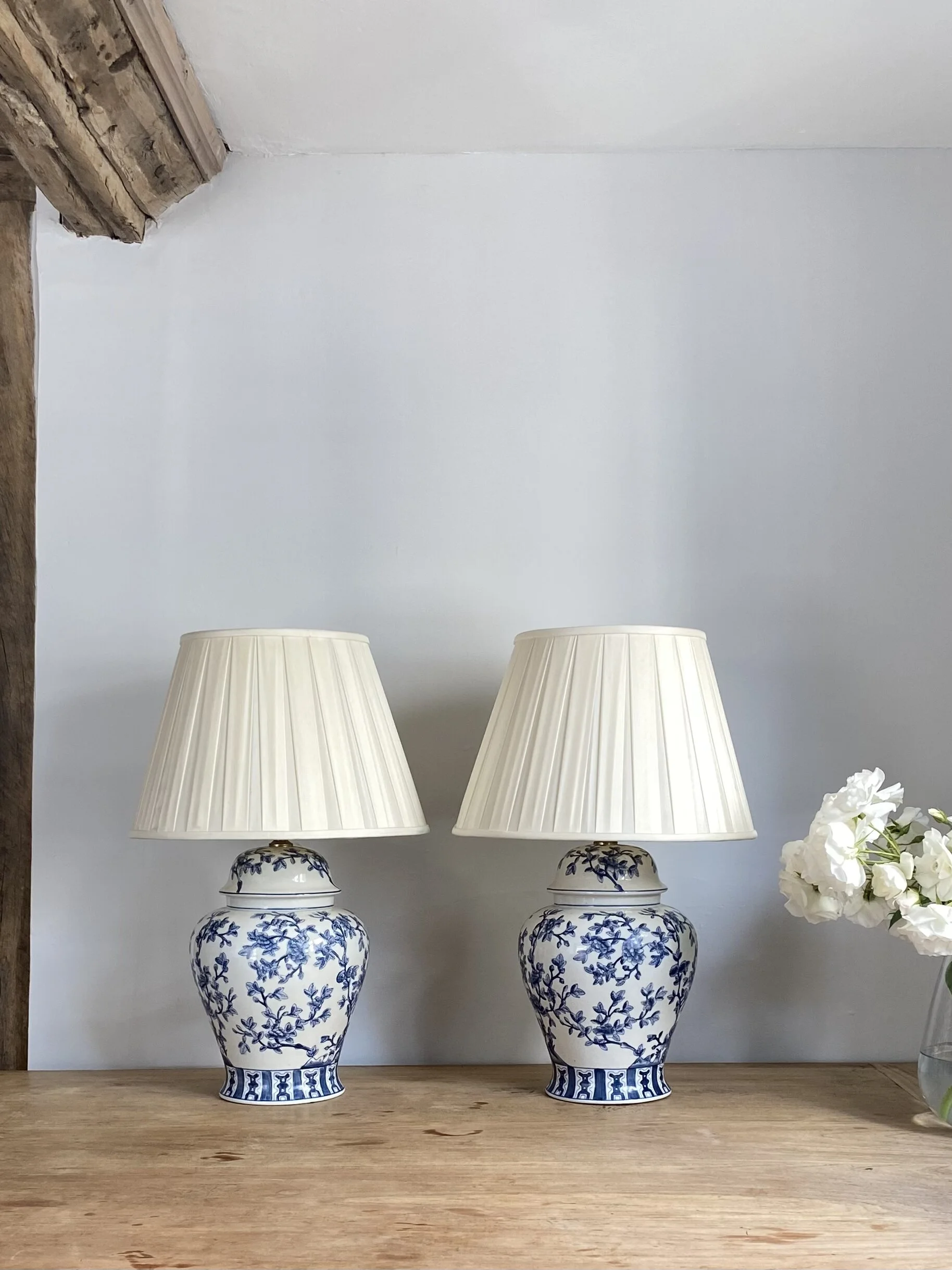 A Pair of India Jane Table Lamps