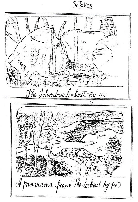 Sketch by Harry Johnston 1927