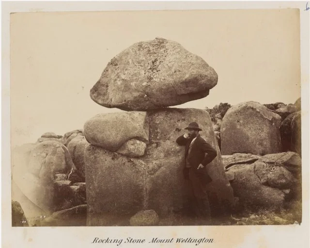 The Rocking Stone on Mount Wellington