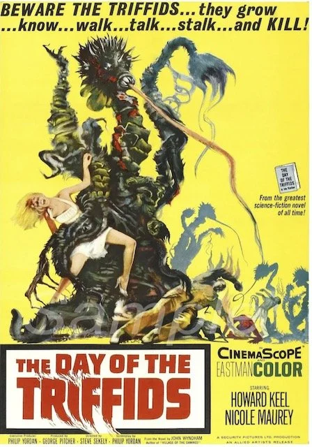  Movie poster for John Wyndham’s 1951 sci-fi novel 