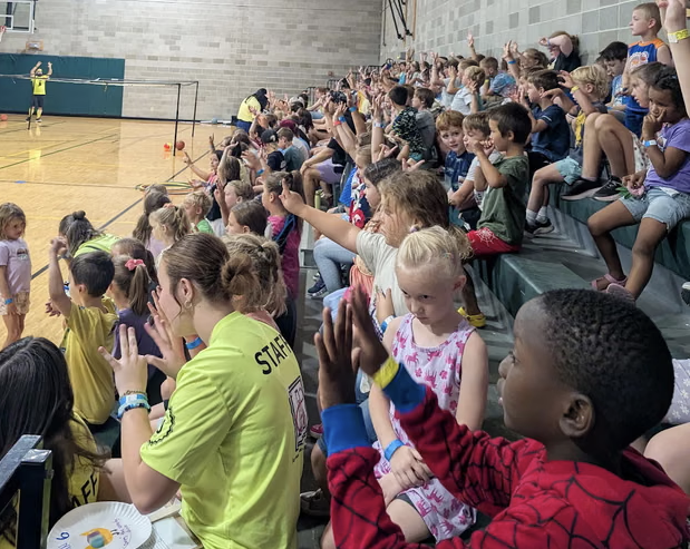 Pop-up camps help US children find normalcy after wildfires: ‘ambulance chasers for good’