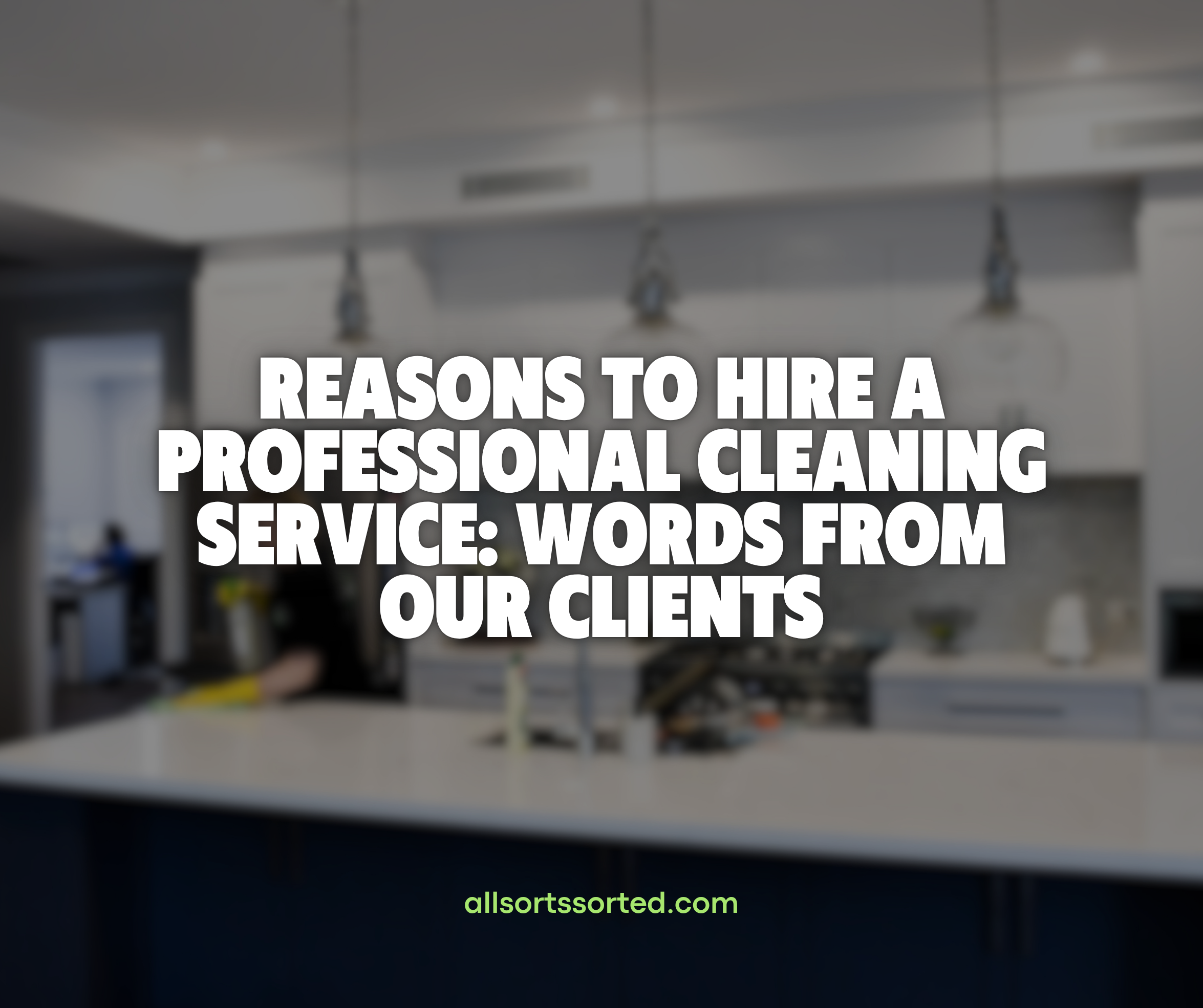 Reasons to Hire a Professional Cleaning Service: Words From Our Clients