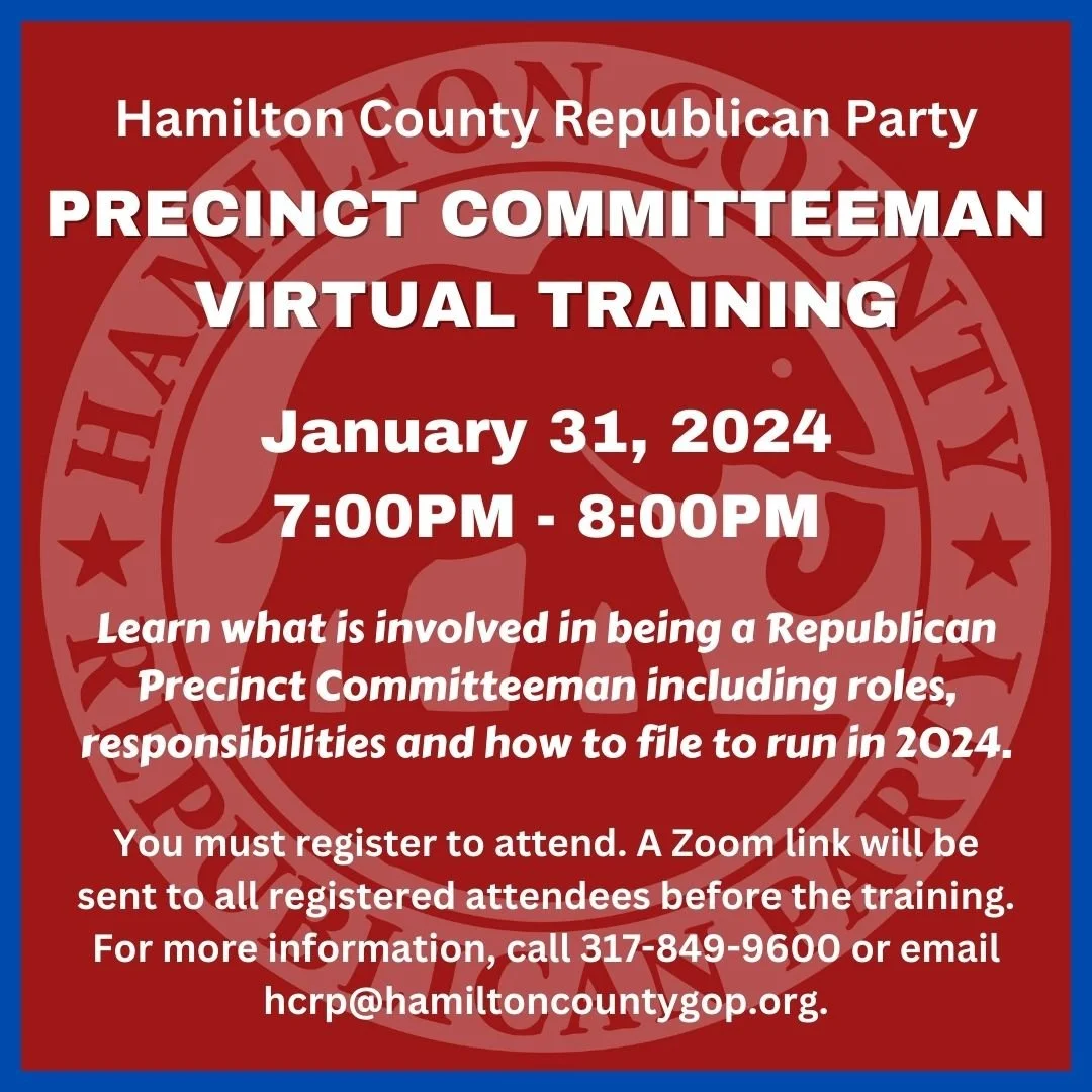 Precinct Committeeman Virtual Training — Hamilton County Republican Party