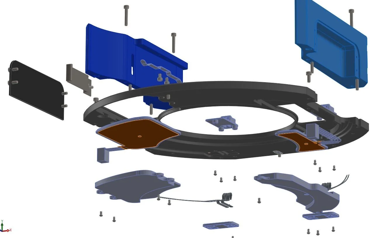 Instrument's consumables bay 