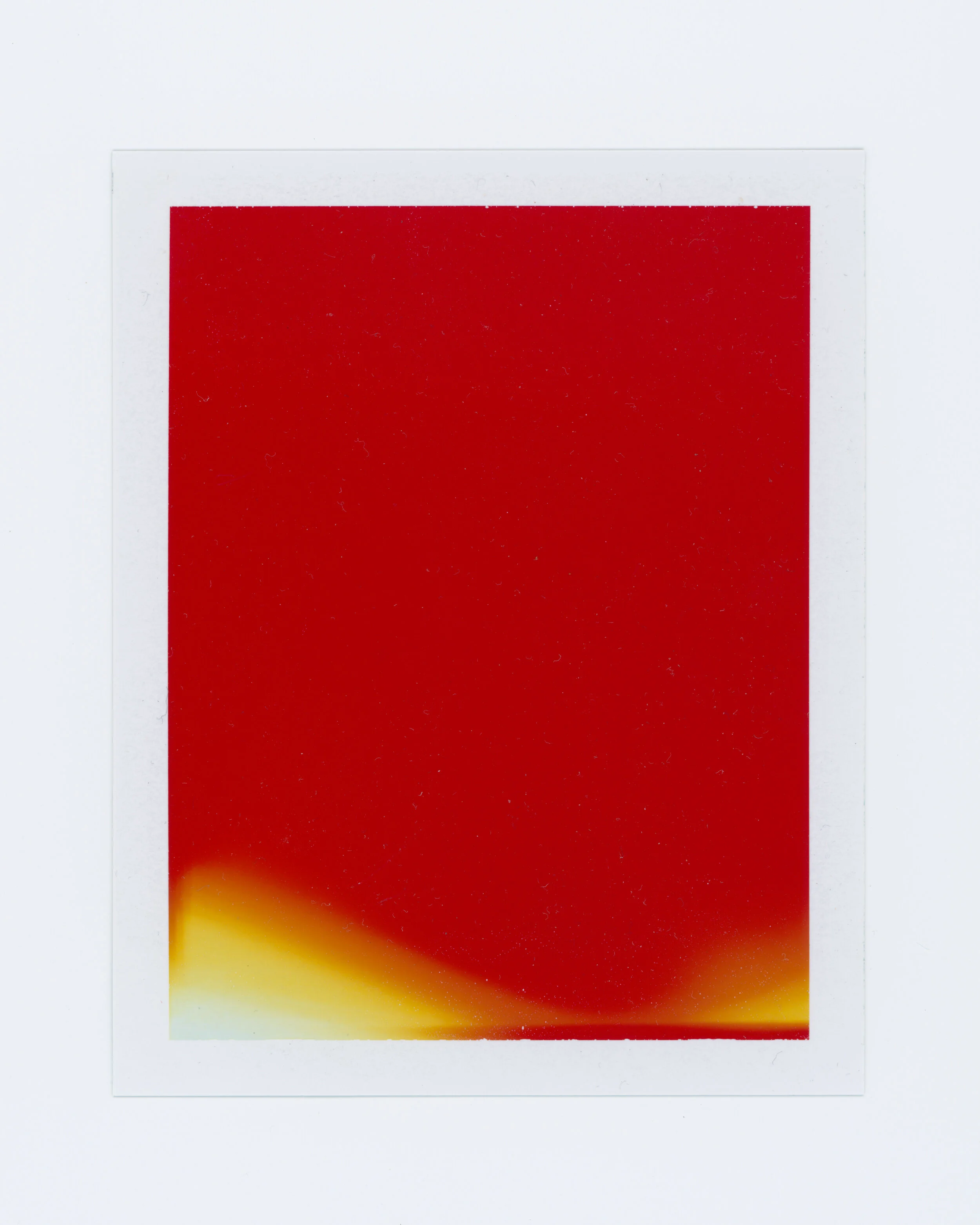 Red with Yellow Splash, 2019