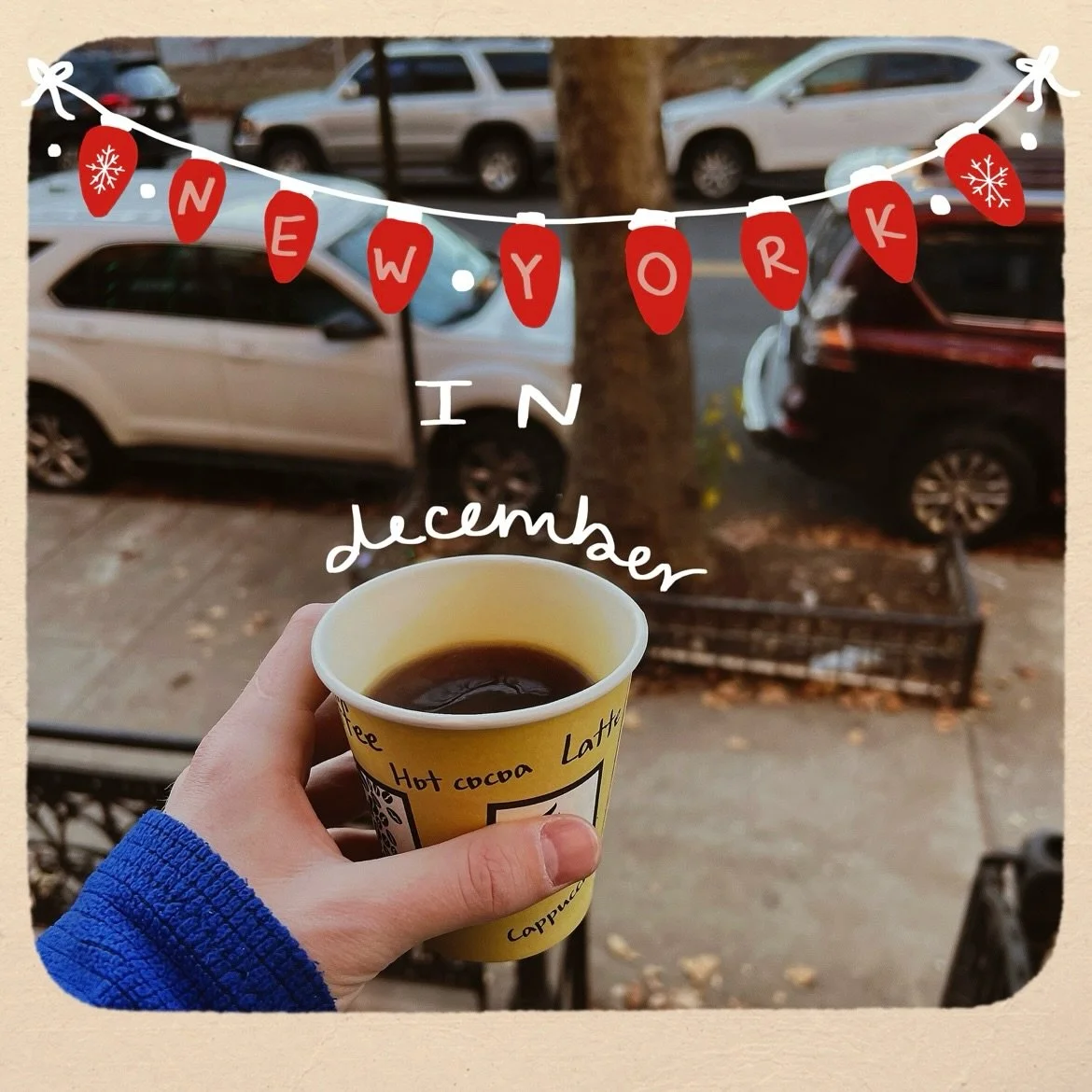 Our fourth annual Christmas song &ldquo;New York in December&rdquo; is out now 🎄☕️🗽

It&rsquo;s about getting older, leaning on loved ones, and wintering in The Big Apple 🍎 

many thanks to our brothers @bradysklar, @esleyeaton, @tiny.daniel for b