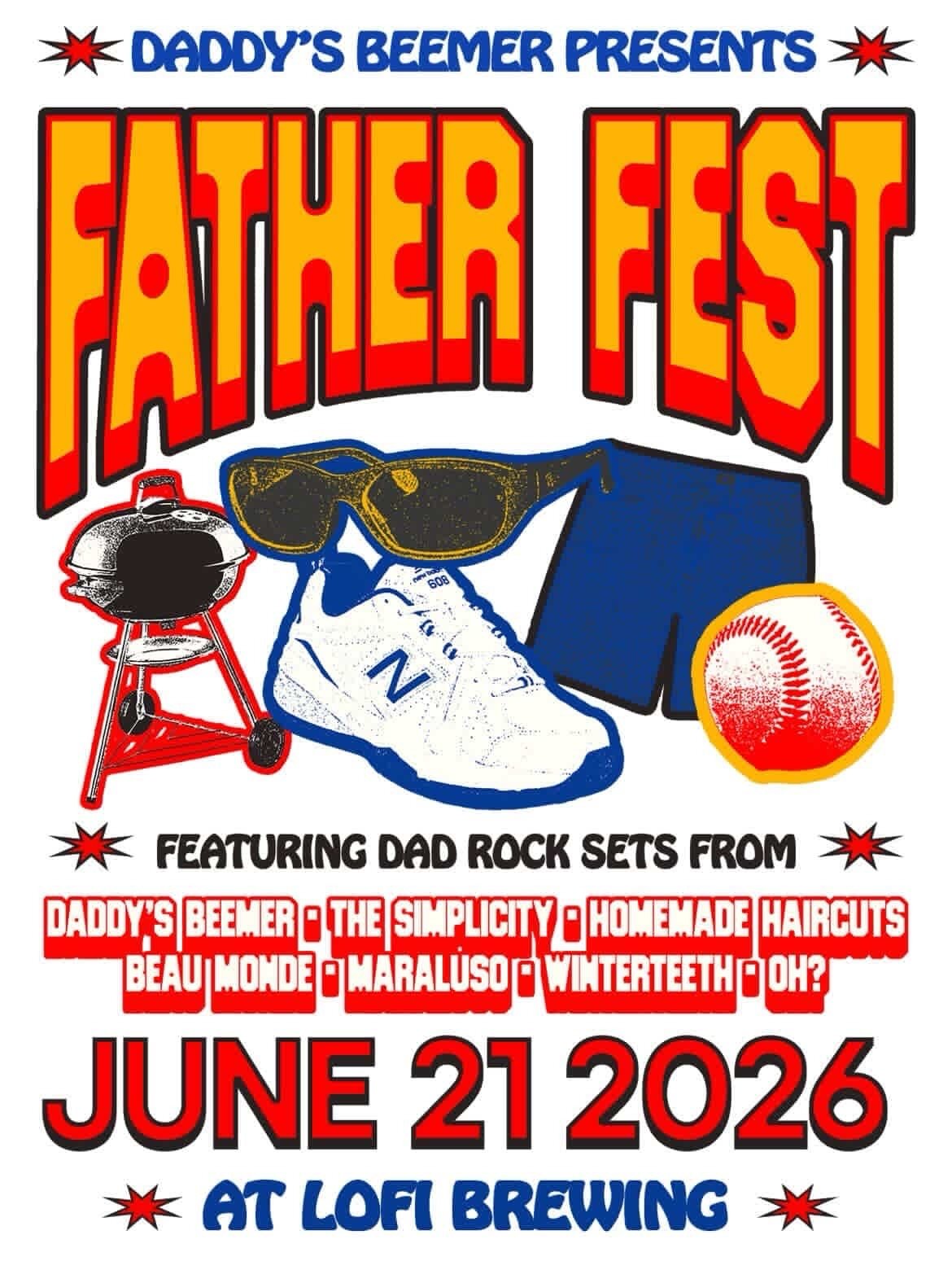 we are playing Father Fest at @lofibrewing in charleston sc usa on june 21 aka father&rsquo;s day 

presented by @dadsbeem featuring all your favorite bands playing original songs and dad rock covers

I am growing a mustache for the mustache competit