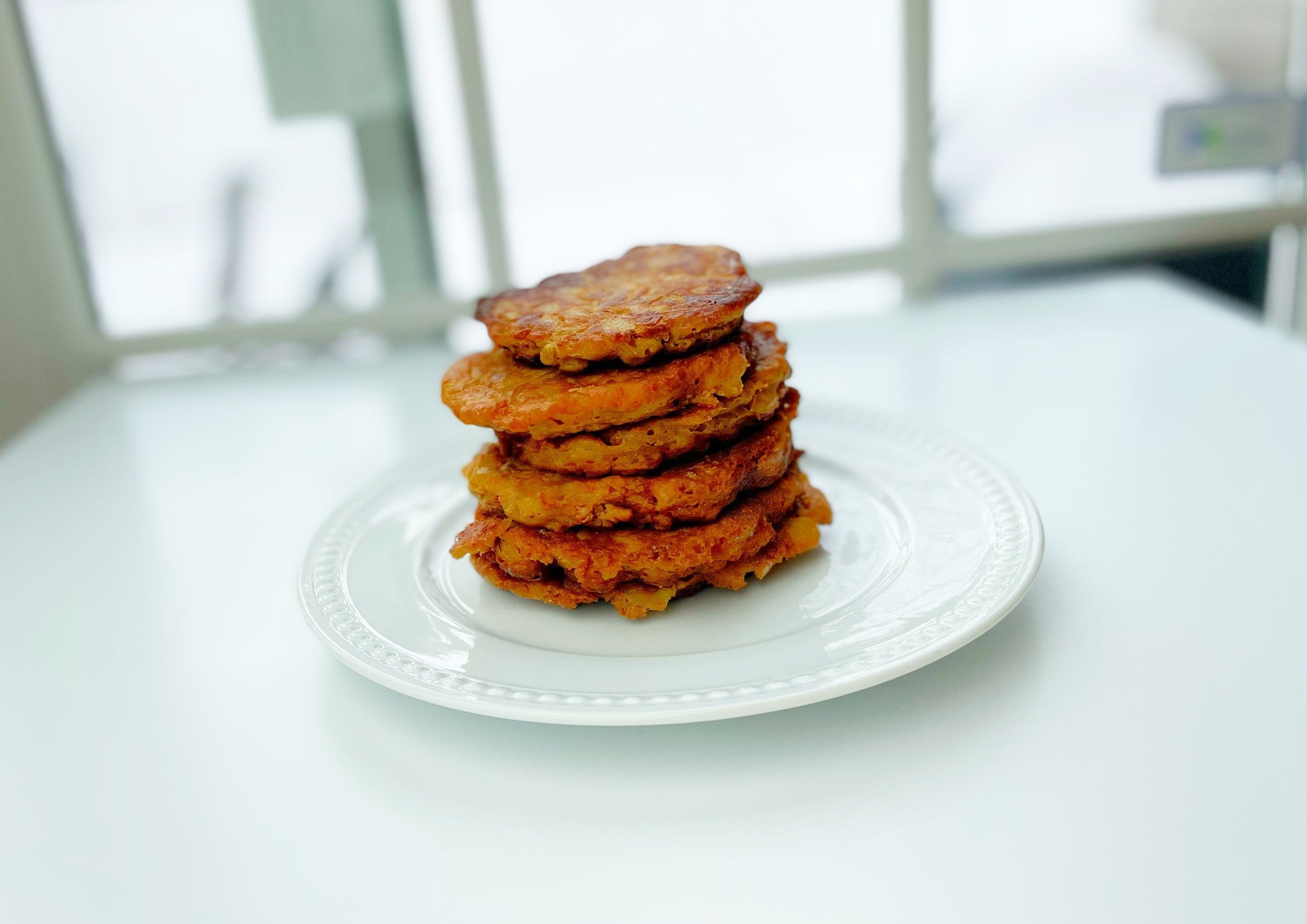 Peanut Butter Apple Fritters