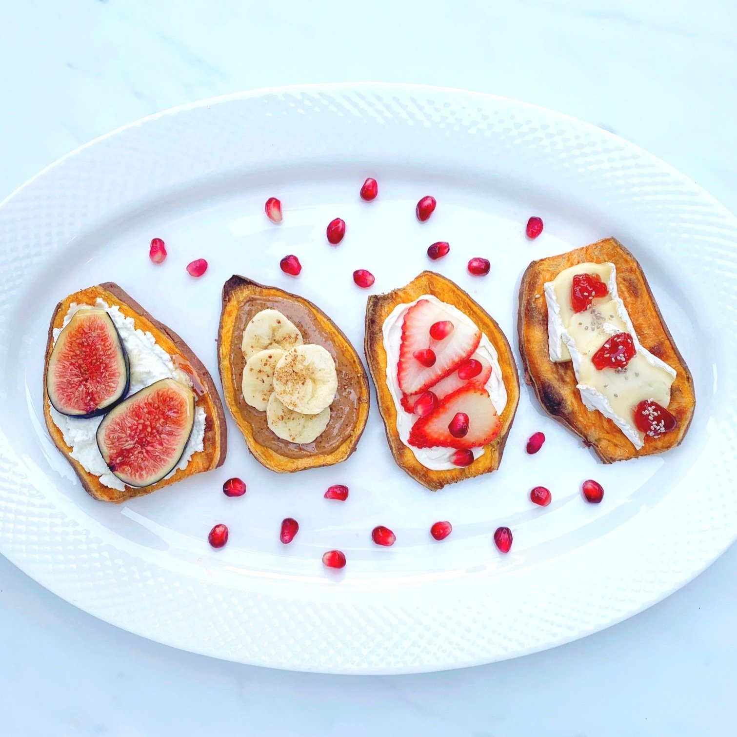 Sweet Potato Toast with Nutritious Toppings!