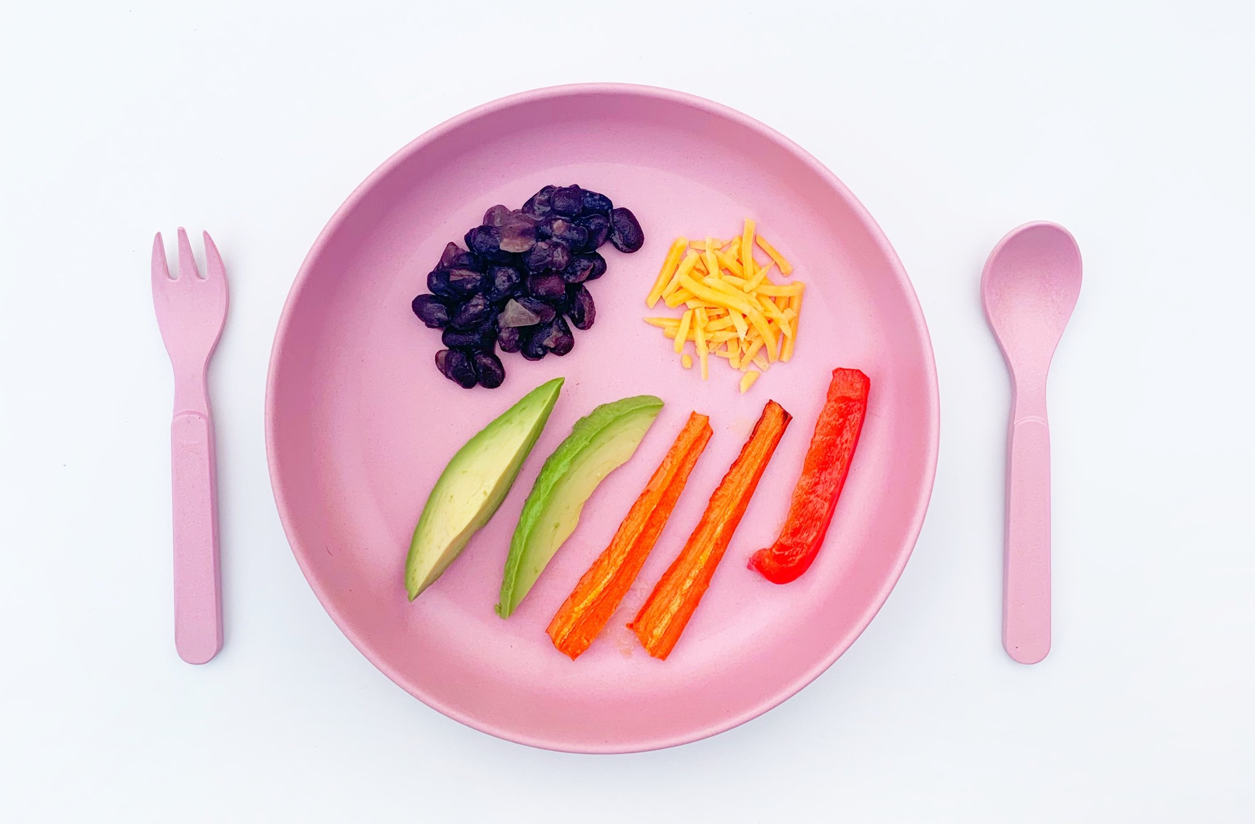 Balanced toddler plate with key nutrients.