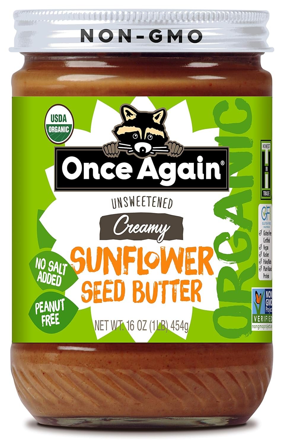 Organic Creamy Sunflower Butter*