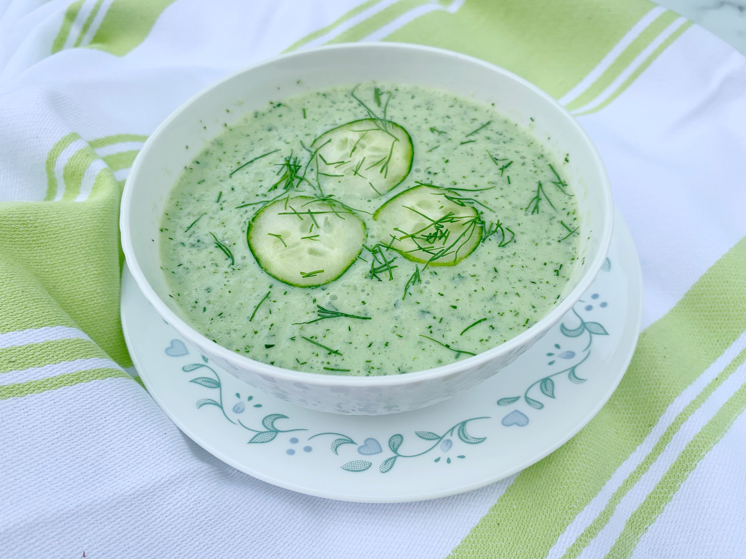 Cucumber Yogurt Soup